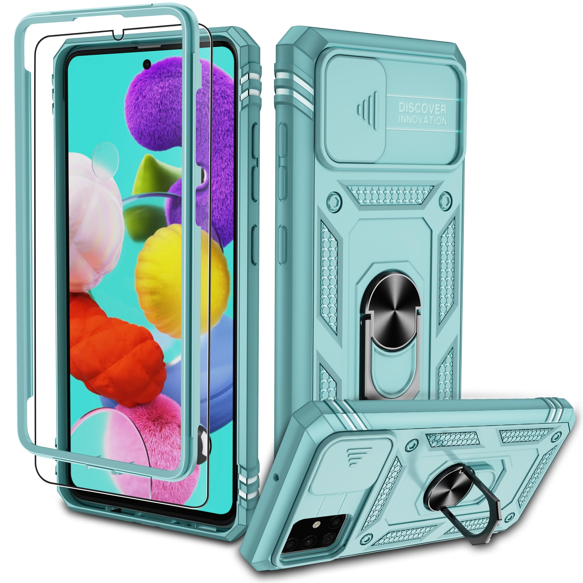 Kompatibel mit Samsung Galaxy Hülle, Eingebetteter Ständer Militärgrad Schutzhülle Handyhülle Starke Stoßfestigkeit Samsung Schutzhülle Samsung Galaxy case Cover