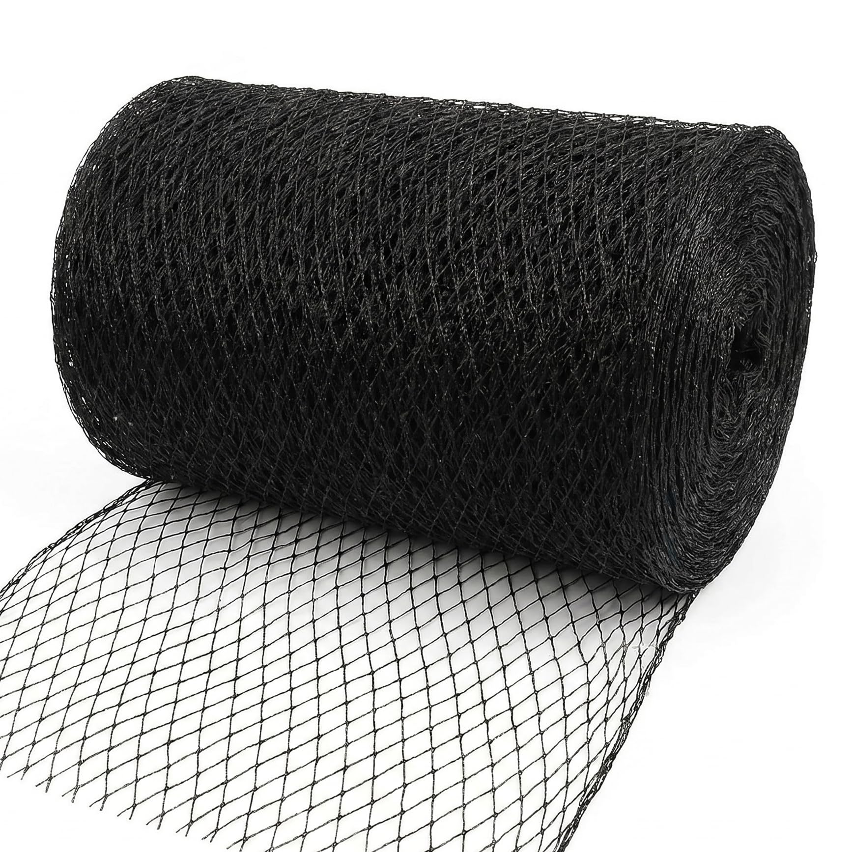 Duty Pond Netting 2m Wide – 20mm Mesh Anti Bird Garden Net, Strong HDPE Black Protective Cover for Fish Ponds, Crops, Plants & Fruit Trees (2m x 7m)