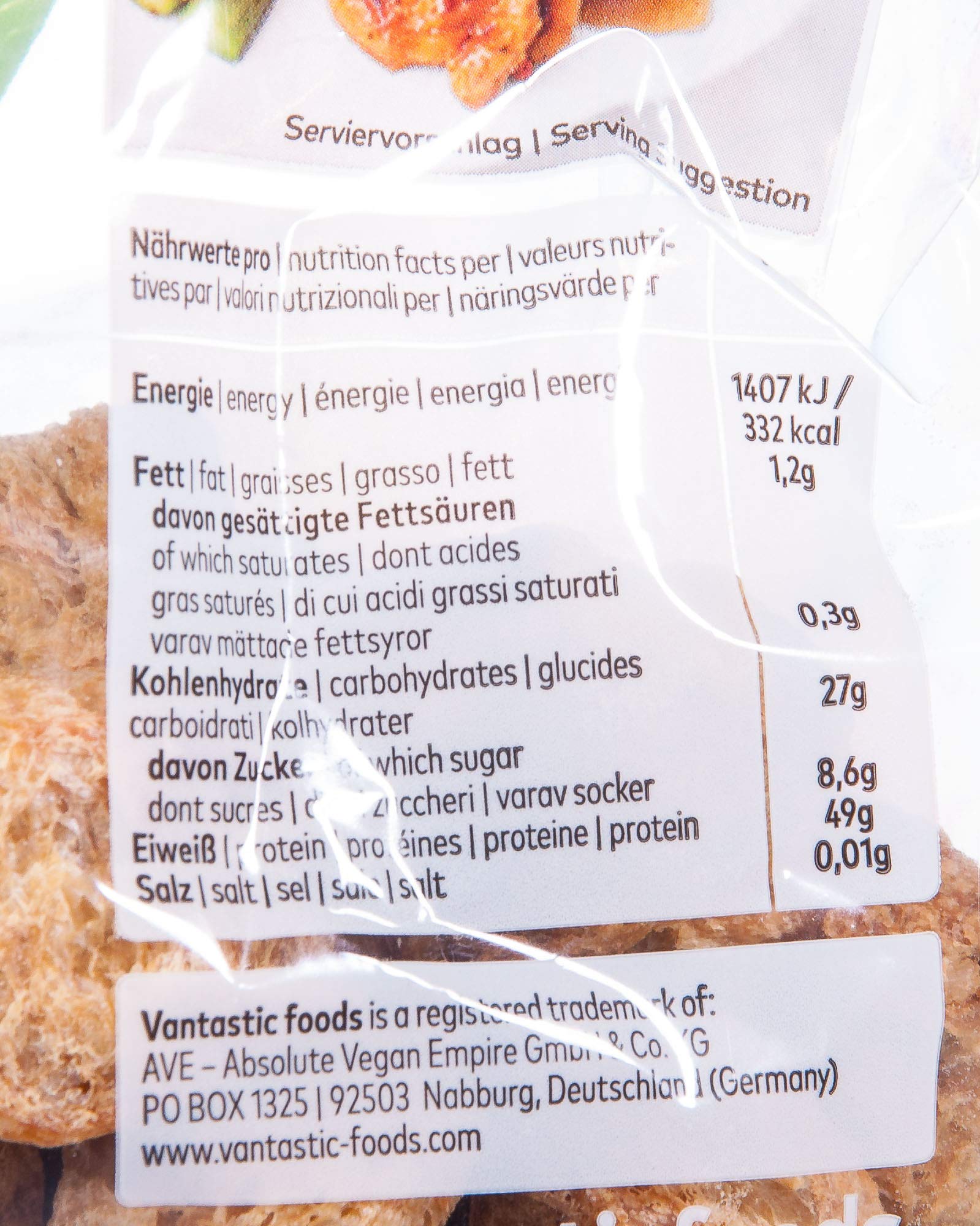 Vantastic Foods - Médaillons de soja texturés - Produit 100% végétalien - 200 Grammes