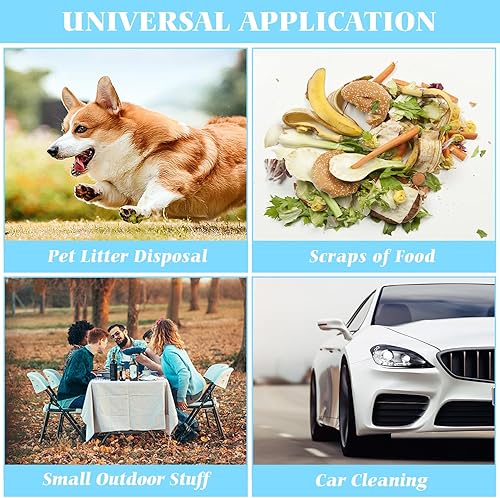 Miniatura 6 de Teivio 1.2 Gallon(Fit 1-1.2 Gal)80 Counts Strong Trash Bags Garbage Bags, Bathroom Trash Can Bin Liners, Small Plastic Bags for home office kitchen,