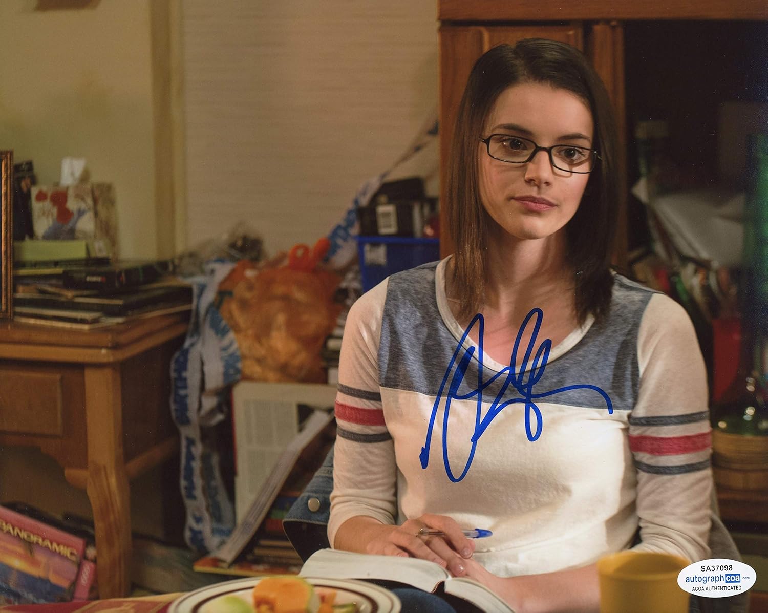 Francesca Reale"Haters Back Off!" AUTOGRAPH Signed 'Emily' 8x10 Photo B