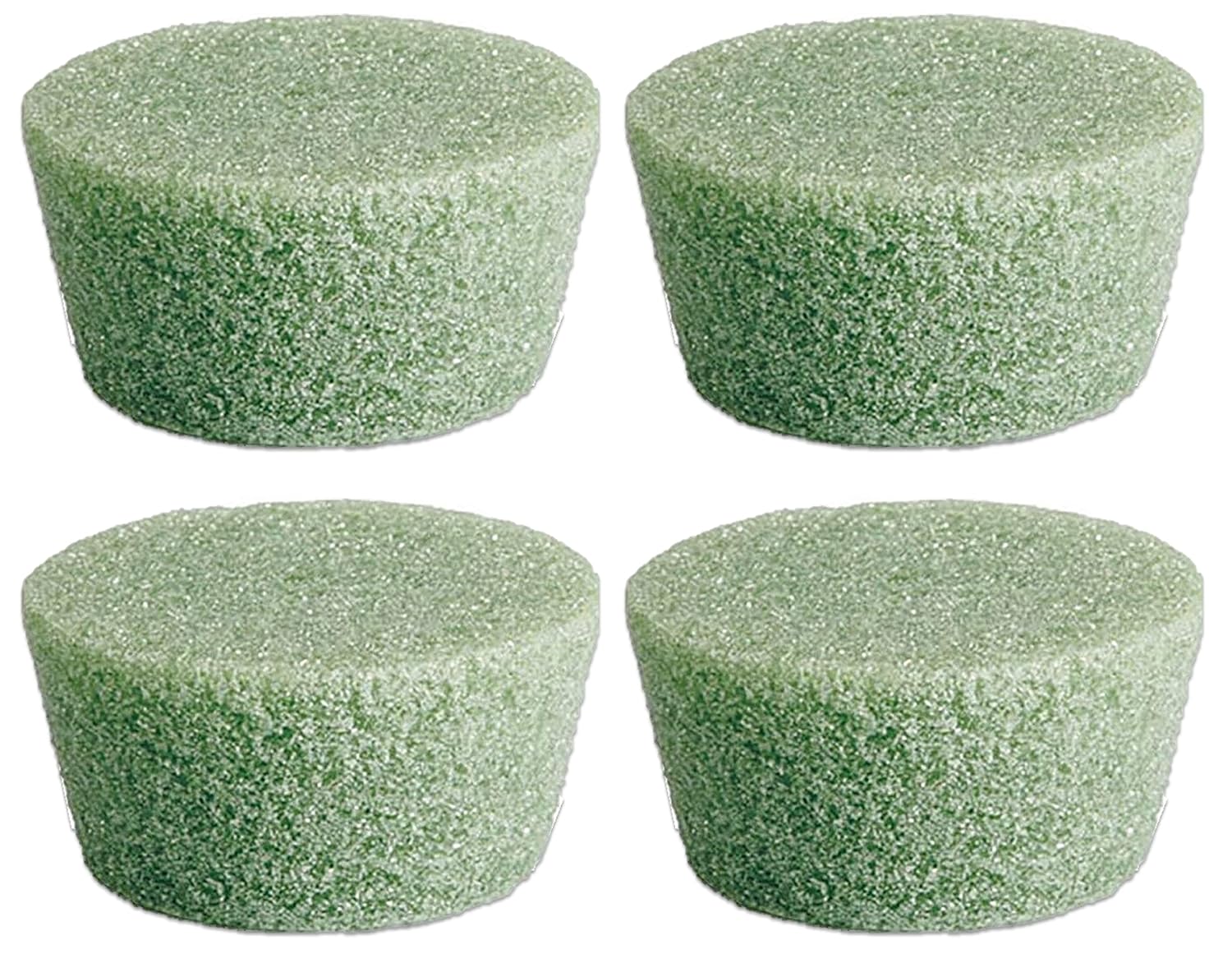 Small Flower Foam Styrafoam Pot Inserts, Pack of 4 Round Floral Foam for Artificial Flowers and