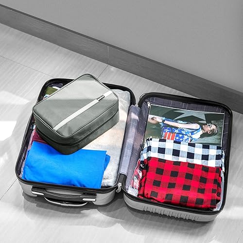 Miniatura 9 de Neceser de viaje para mujer hombre morado y gris