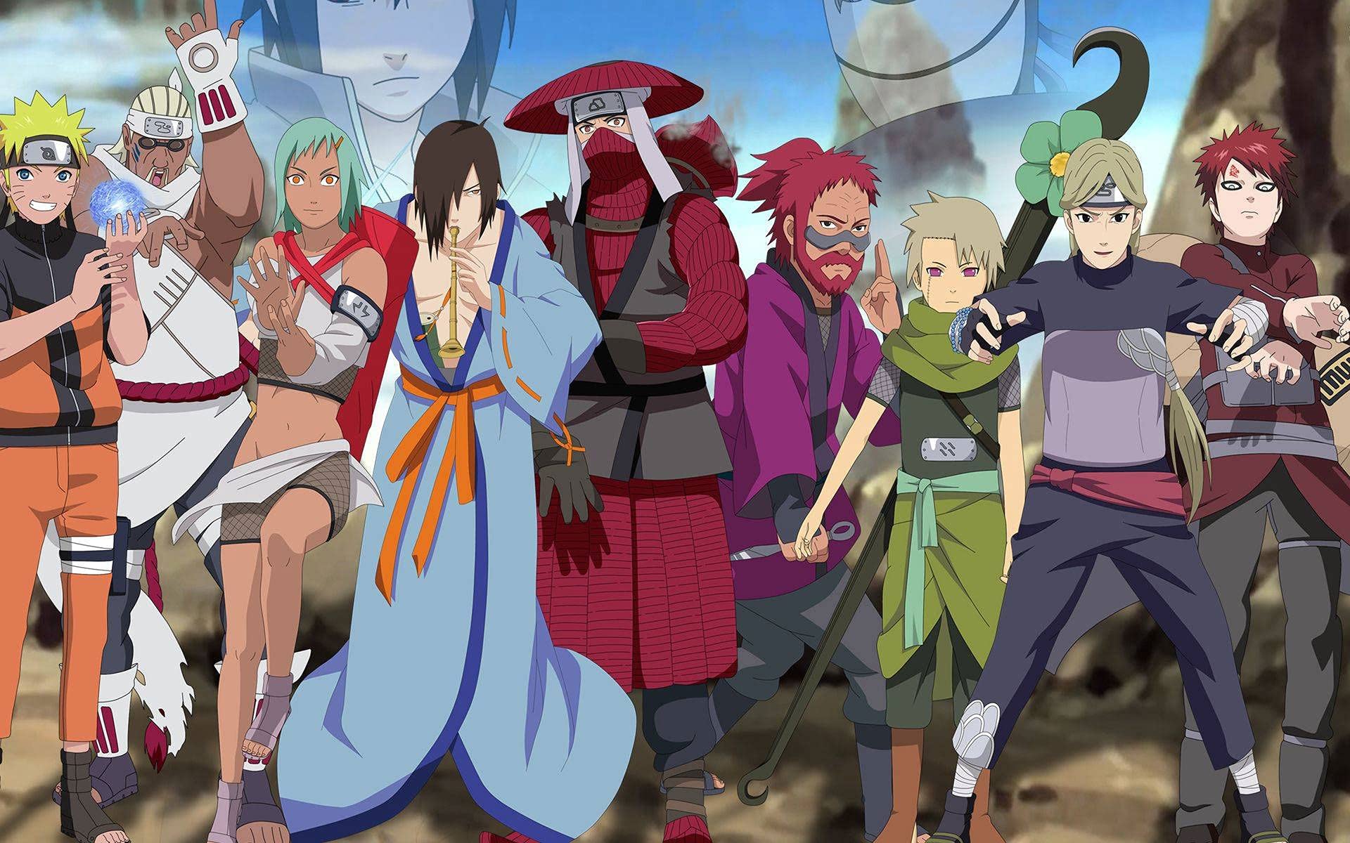 KaiWenLi NARUTO Series/Killer Bee Group Photo/Digital Filled Diamond Painting Kit/Beginner DIY 5D Round Diamond/Kids Puzzle Painting Kit/Adult Diamond Assembly Art Gift/Rhinestone Painting