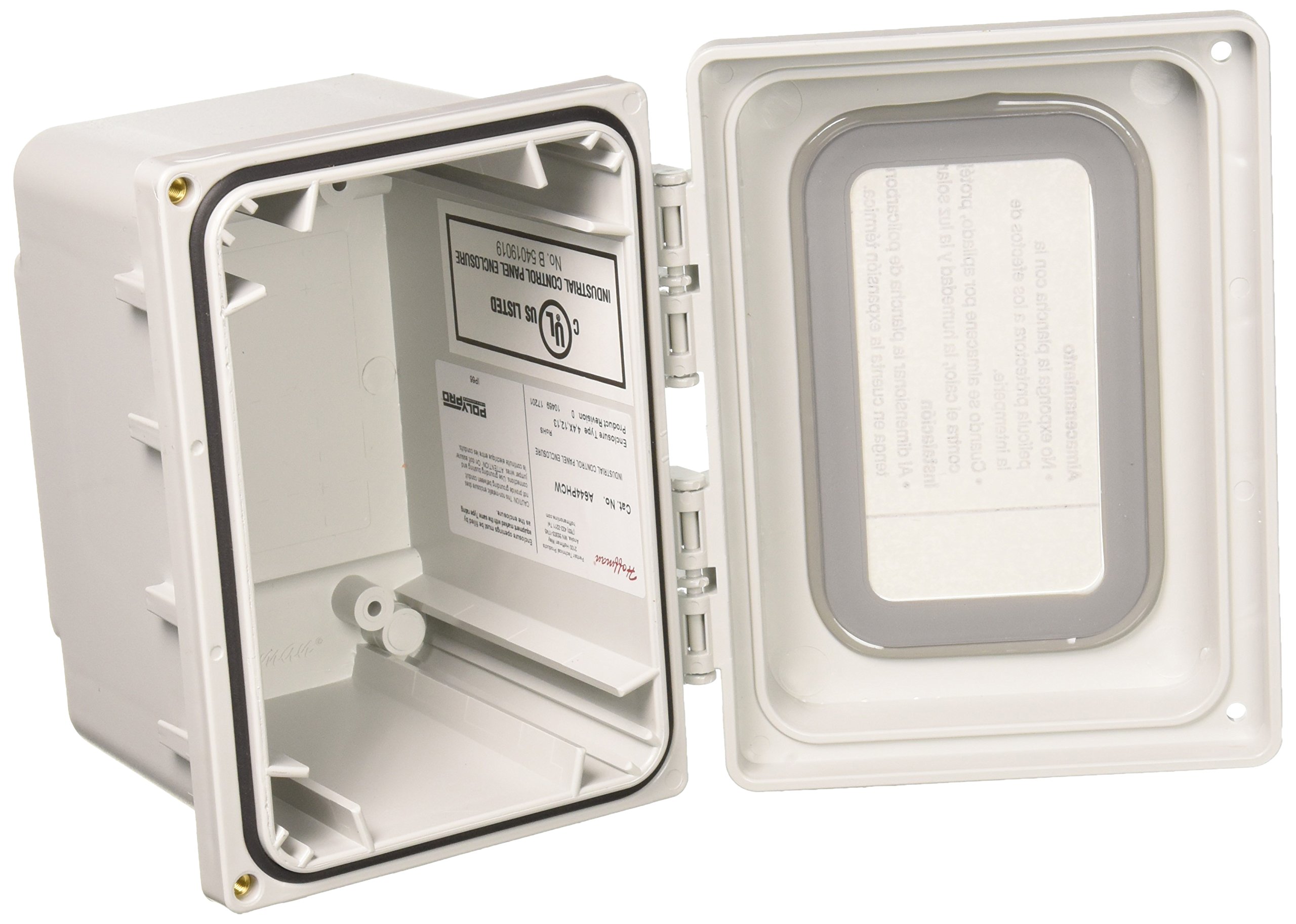 Hoffman A864PHC Enclosure, PolyPro, Polyester, 8.12