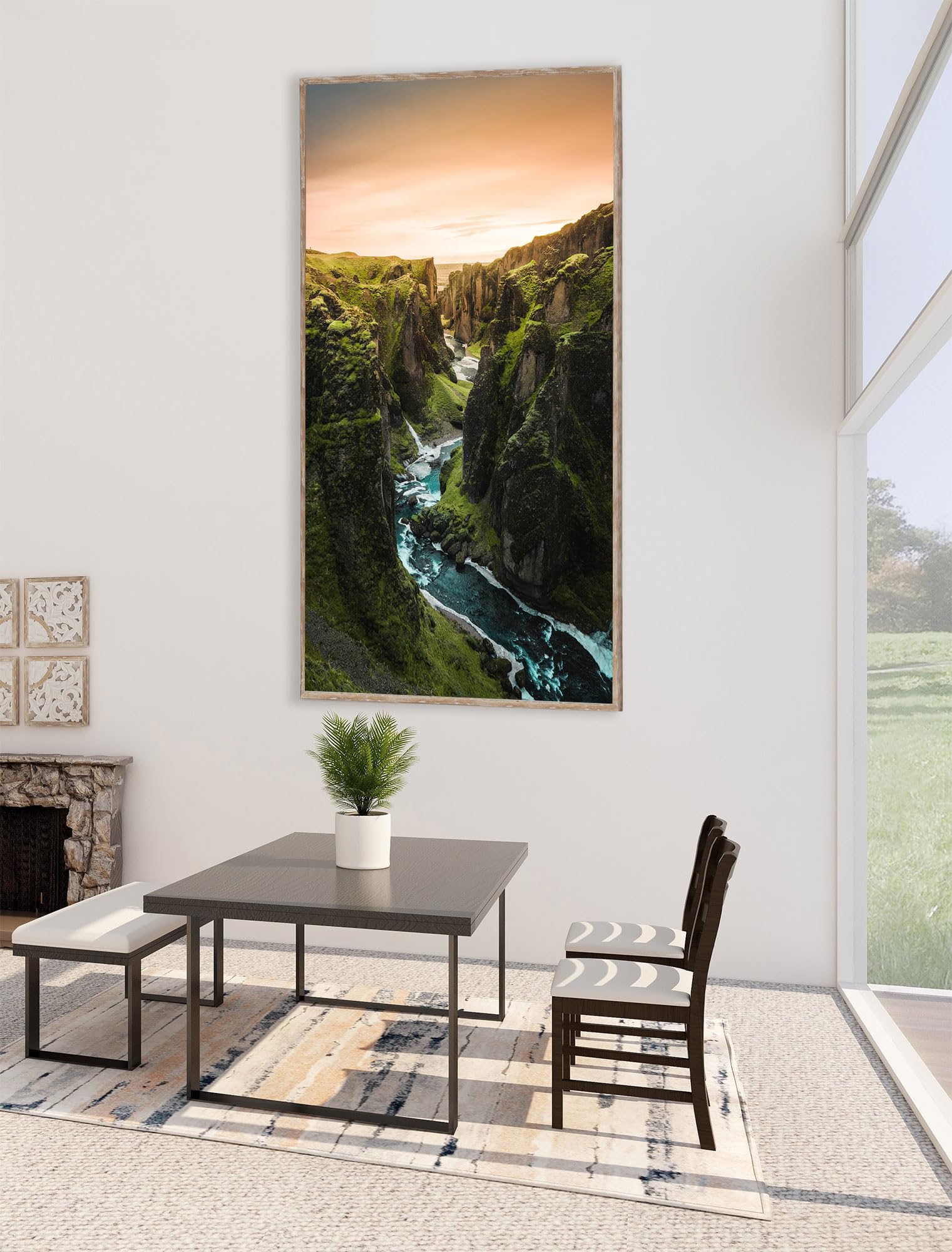 Instarry 5D Diamond Painting Grandi Dimensioni Paesaggio Forestale Decorazione per Casa e Pareti 120x60 cm