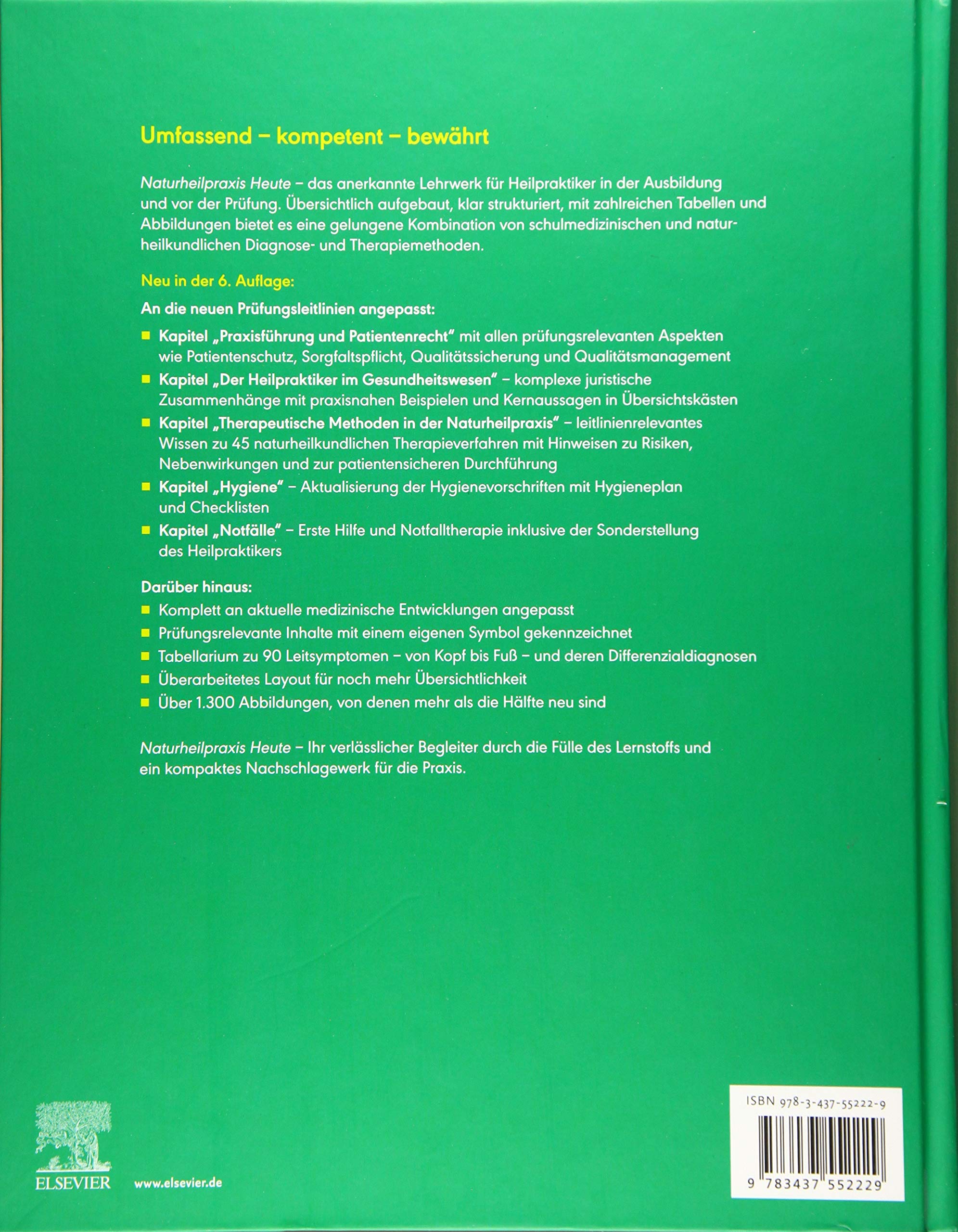 Naturheilpraxis heute: Lehrbuch und Atlas