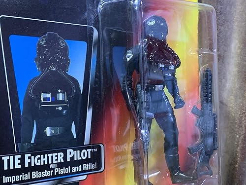 Miniatura 2 de Star Wars Power of the Force - Figura de acción de piloto de combate con pistola imperial Issue