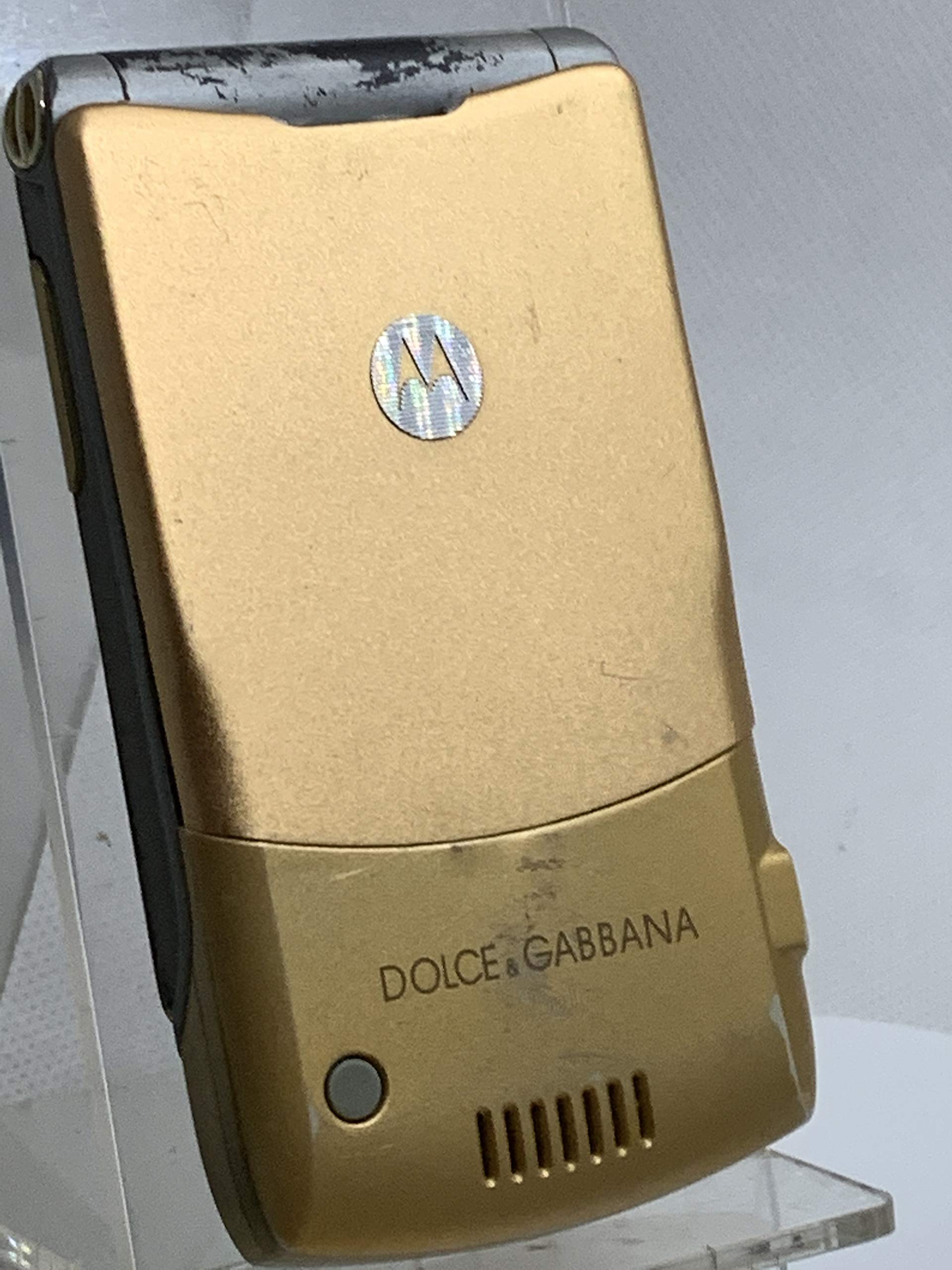 Motorola V3i RAZR Gold - D & G Dolce & Gabbana Gold Edition - SIM