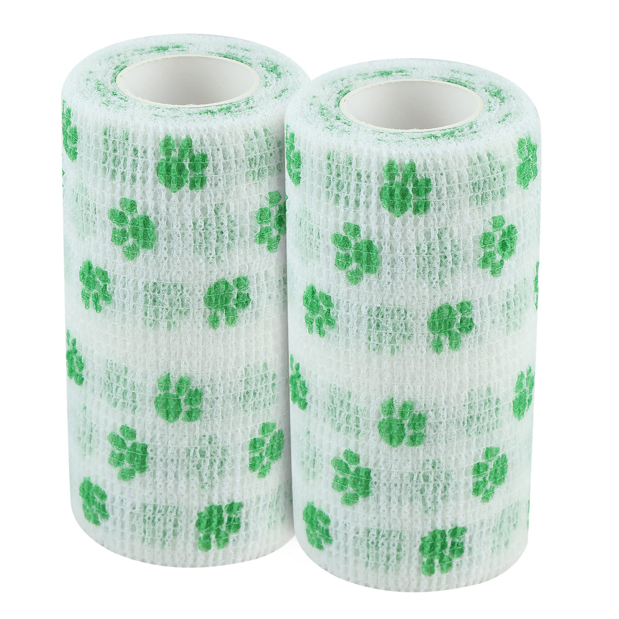 AGAM A-TAPE Breathable Self Adhesive Cohesive Bandage For Humans&Pets(Dogs,Cats,Birds)Sports,Wrap,Athletic,Non Woven First Aid Medical,Wrist,Swelling(10CmX4.5 Mtr,Pack Of 2)Whitegreen Paw (B0BT9WQWBR) Amazon Price History, Amazon Price Tracker
