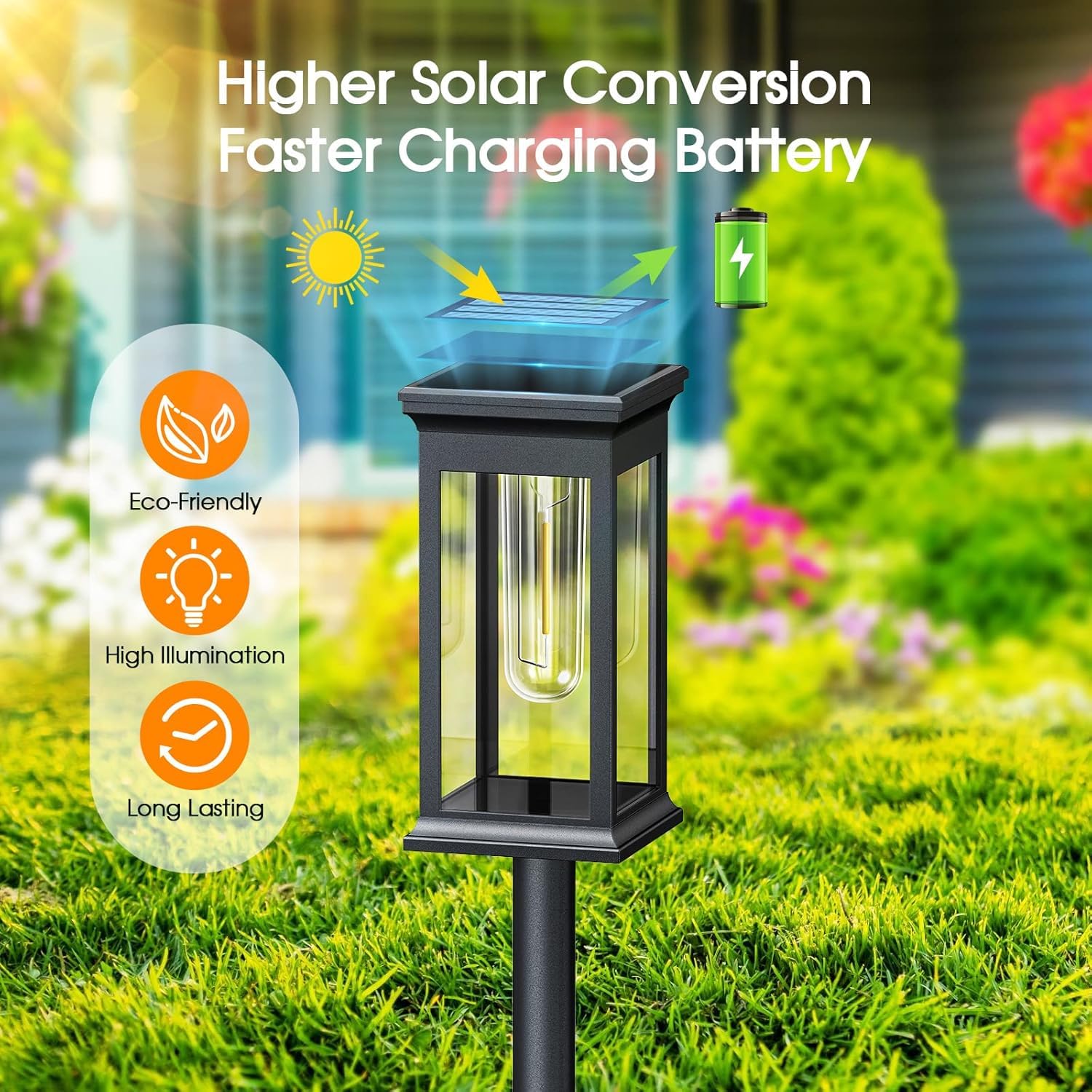 Solpex Solar Pathway Lights - Warm White LED -3
