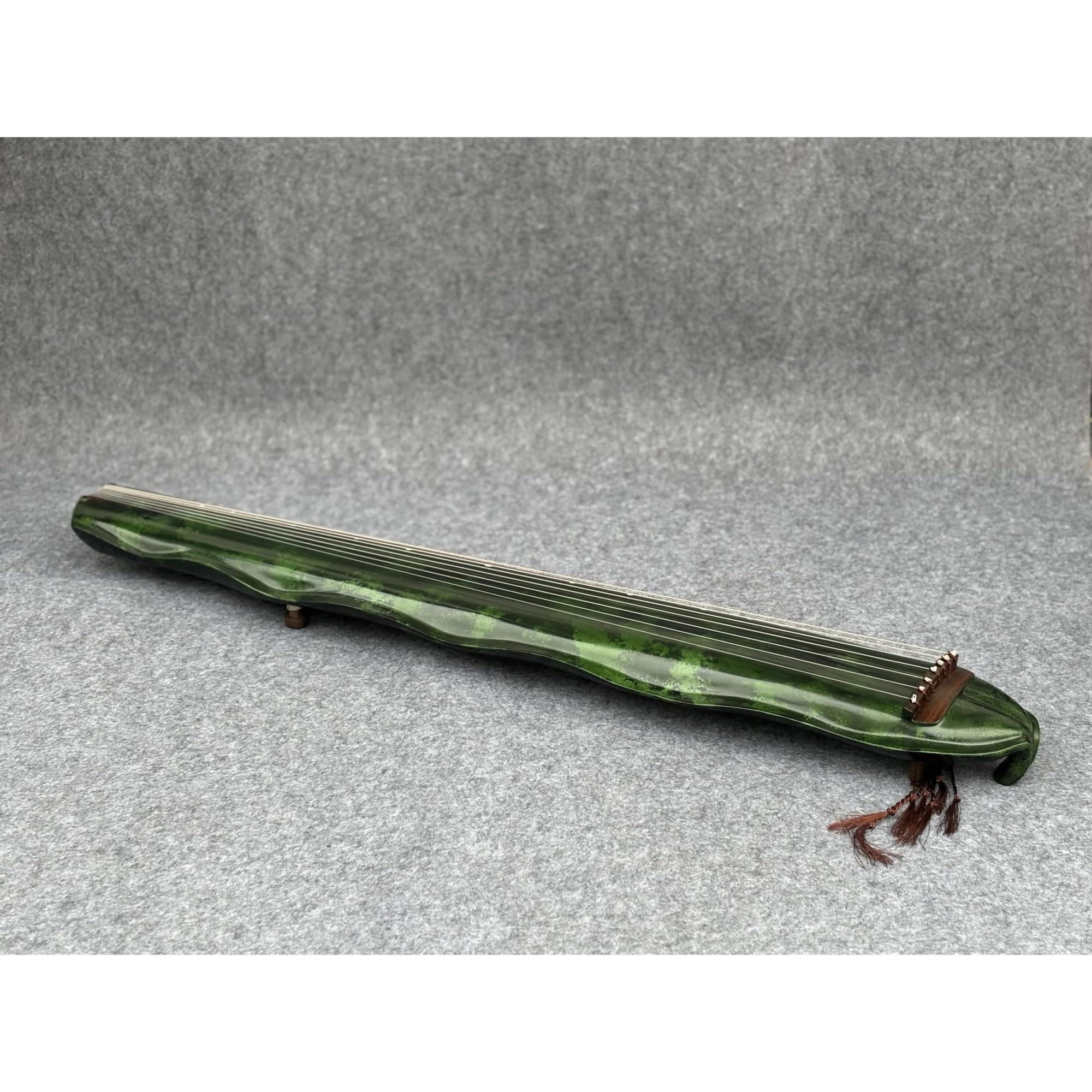 Guqin Stary Instrument Strunowy Z Lakierowanego Drewna Paulownia Ręcznie Robiony
