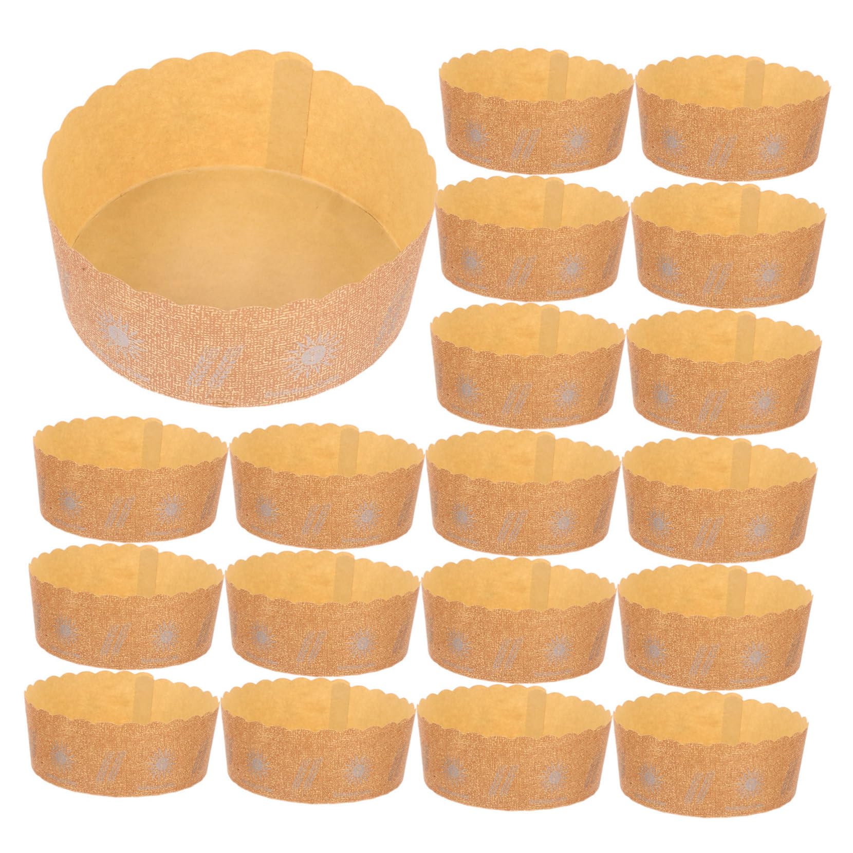 Kichvoe 100 Piezas Moldes De Papel Para Muffins Tazas De Papel Para Hornear Pasteles Molde Para Mini Cupcakes Molde Para Pastel De Muffins Tazas Para Hornear Brownies Tulipán Decorar