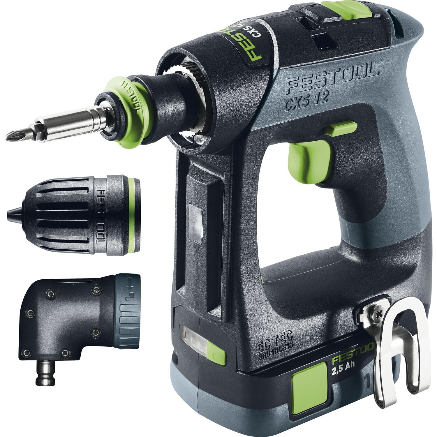 Festool Wiertarko-wkrętarka akumulatorowa CXS 12 2,5-zestaw