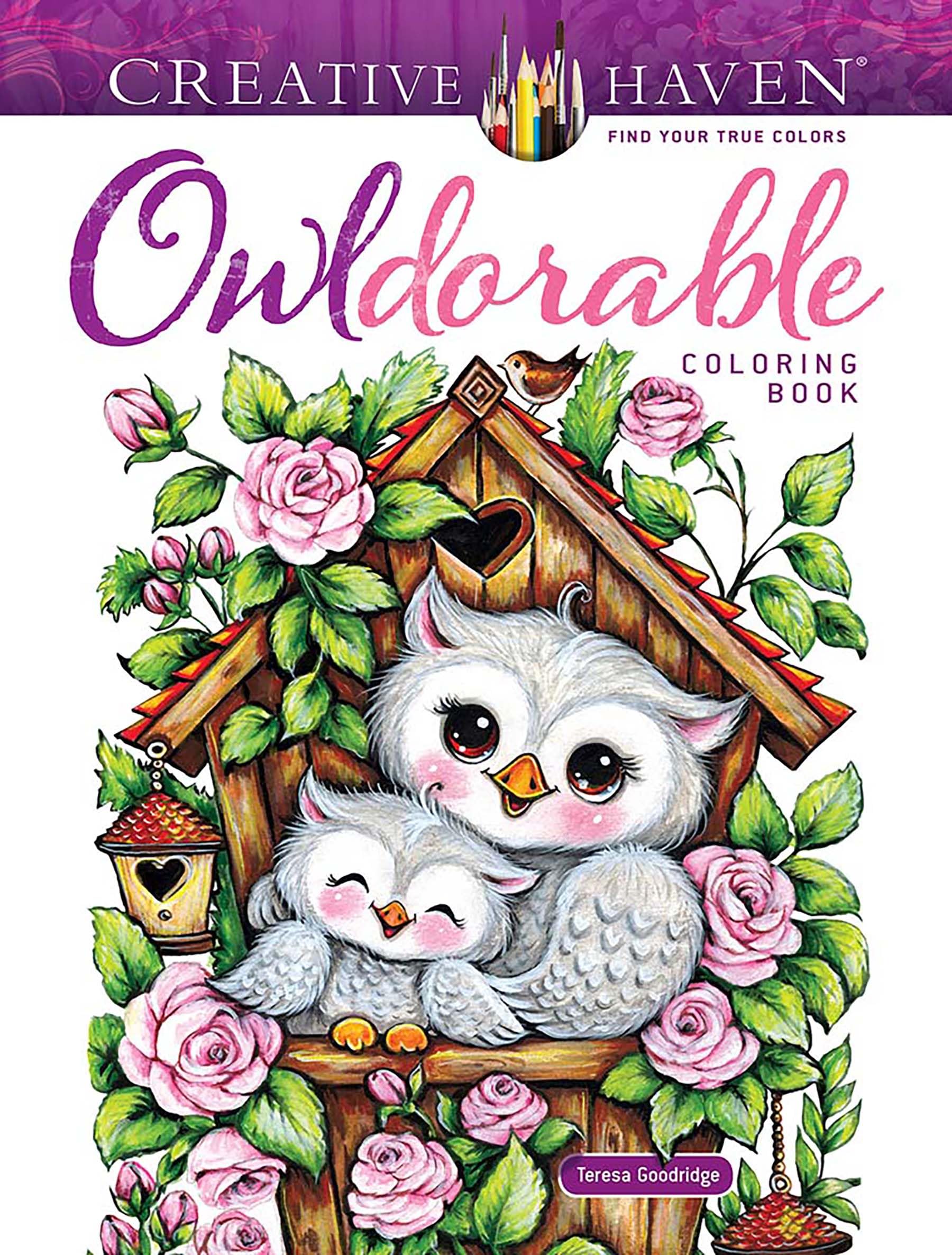 Creative Haven Owldorable Coloring Book (Creative Haven Coloring Books)