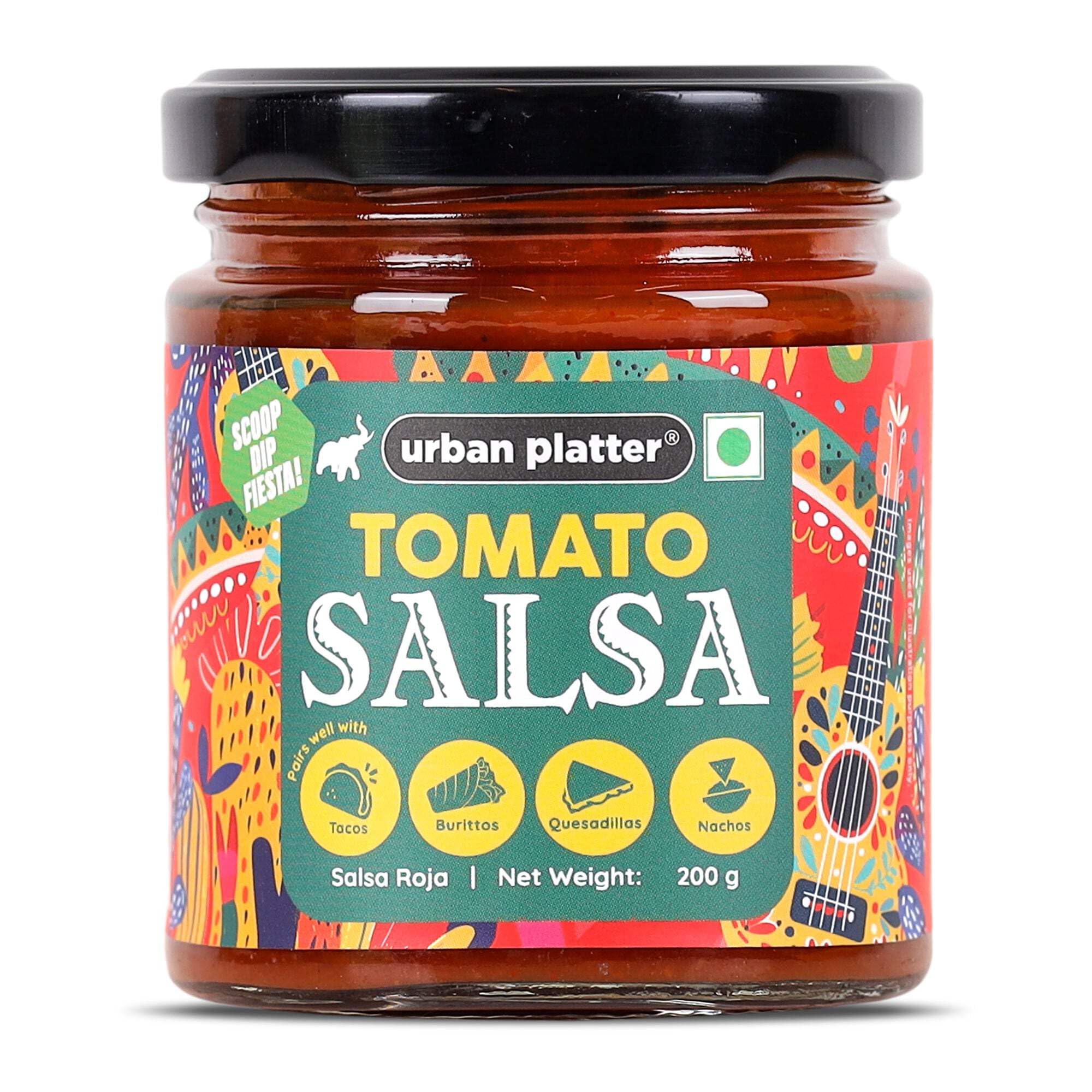 Urban Platter Tomato Salsa, 200g (Preservative Free | Vibrant & Zesty | Mexican Salsa)-picture-15