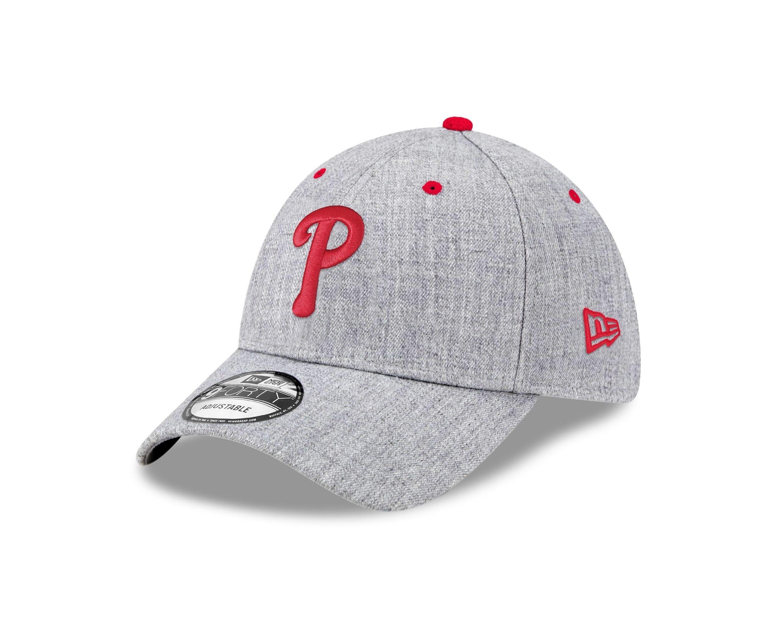 New Era Philadelphia Phillies Gray Heather 9Forty Cap Gray