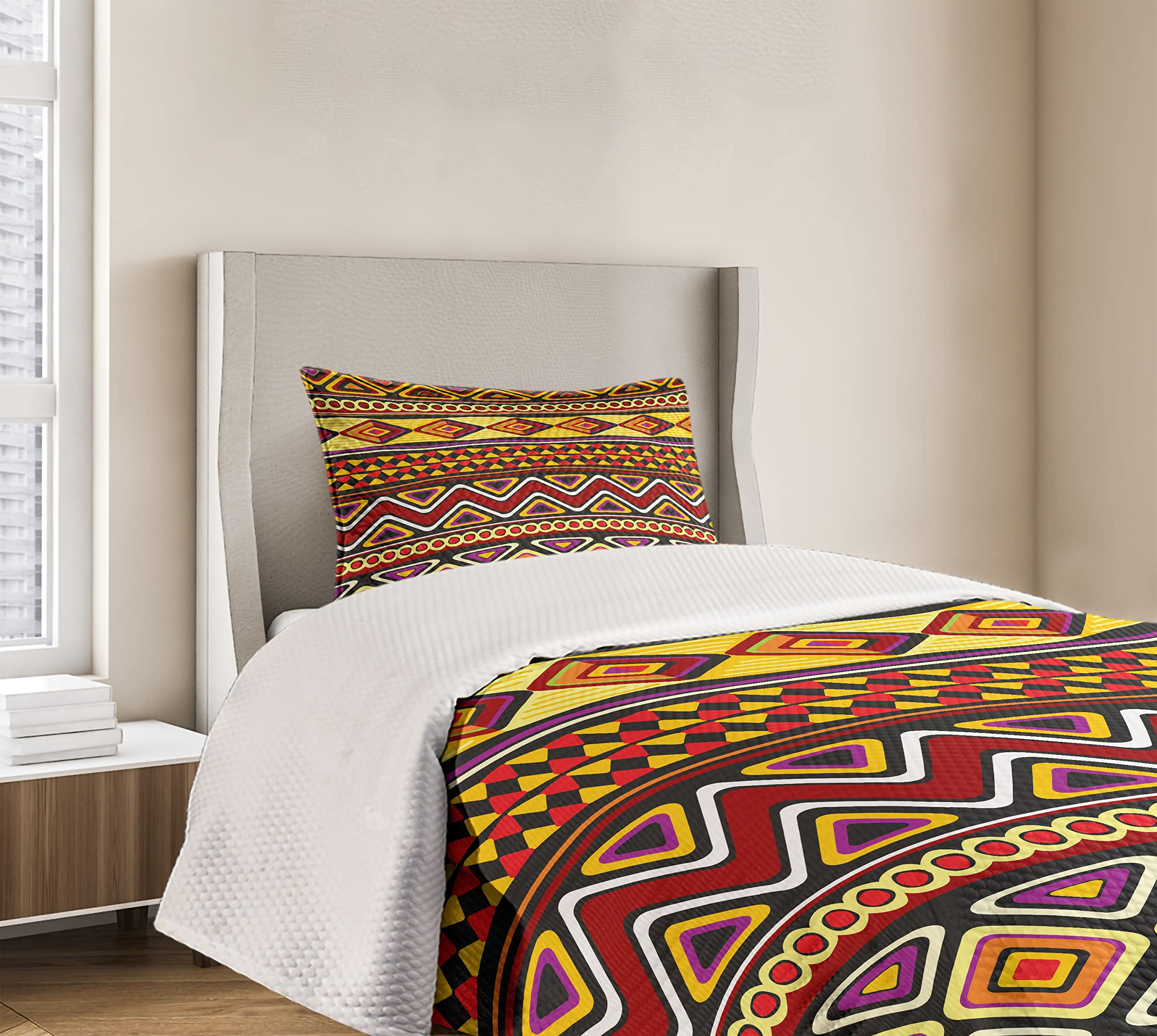 Amazon.co.jp: 魅力的なアフリカンベッドスプレッド オリエンタル