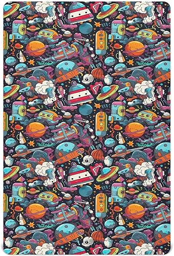 Fitted Crib Sheets Funny Space Baby Crib Sheets for Boy & Girl Toddler Mattress Sheets 21216696 disponible en Yaxa Costa Rica