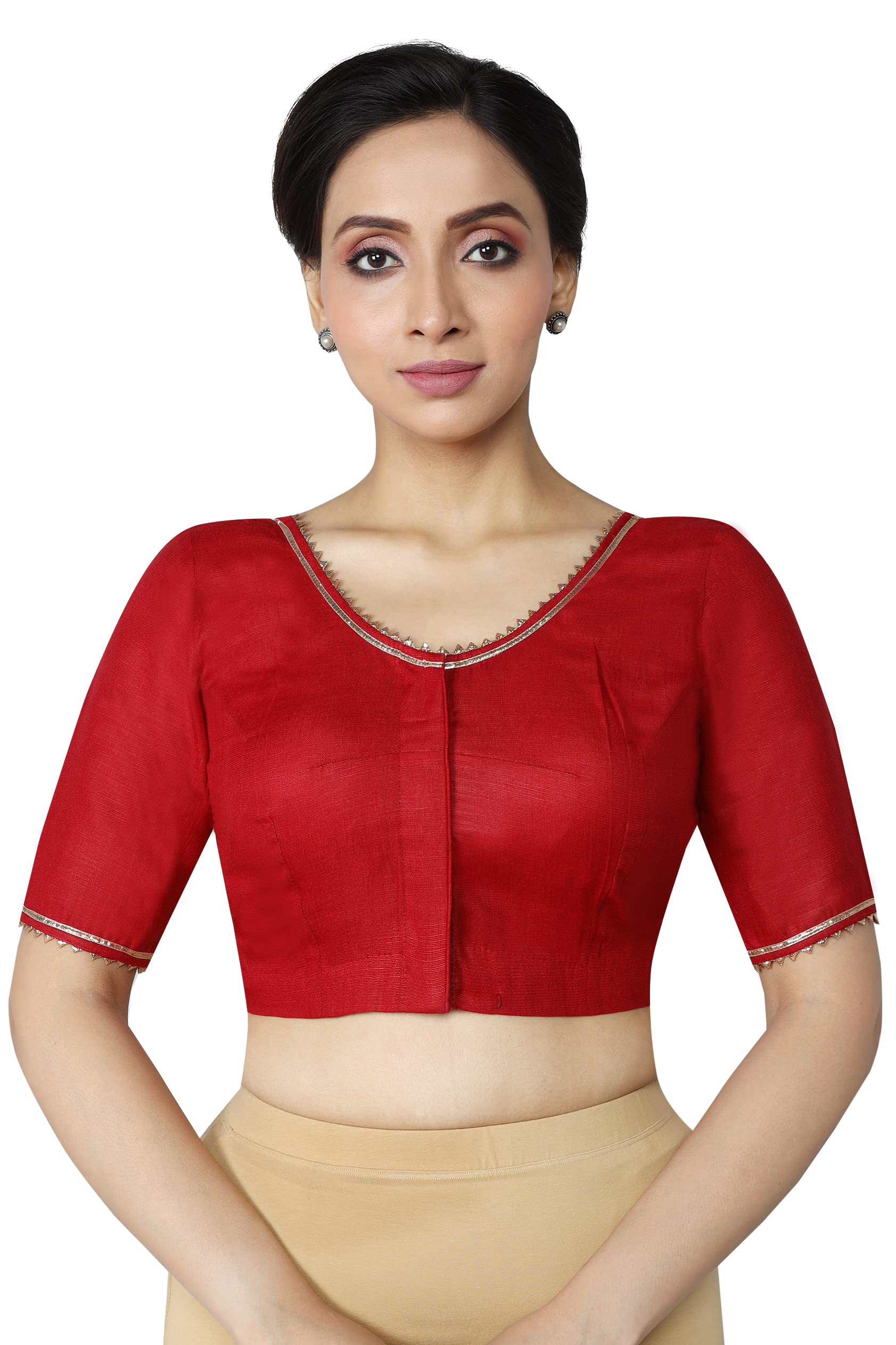 RENEBlue Cotton Blouse(D-005640)