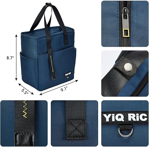 Miniatura 2 de Lonchera para mujereshombres  GrandePequeña bolsa de almuerzo aislada a prueba de fugas para el trabajo, bolsa de almuerzo reutilizable para niños y