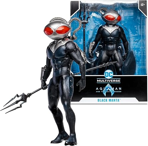 Miniatura 8 de McFarlane Toys - Manta negra DC Multiverse (Aquaman y The Lost Kingdom) estatua de 12 pulgadas