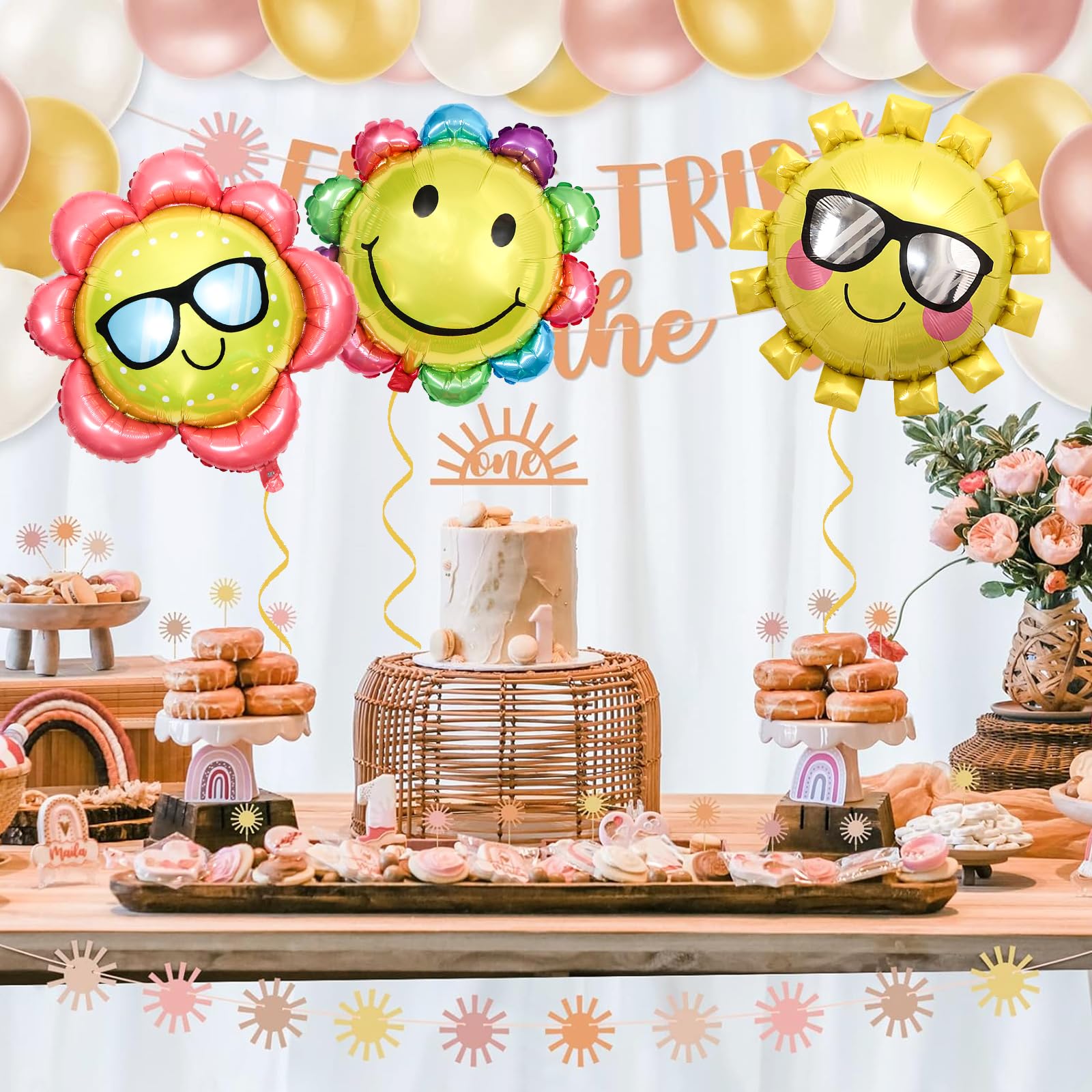 Palloncino In Pellicola A Forma Di Sole – 70 Cm – Per Feste Di Compleanno, Decorazioni Con Elio O Aria - 3