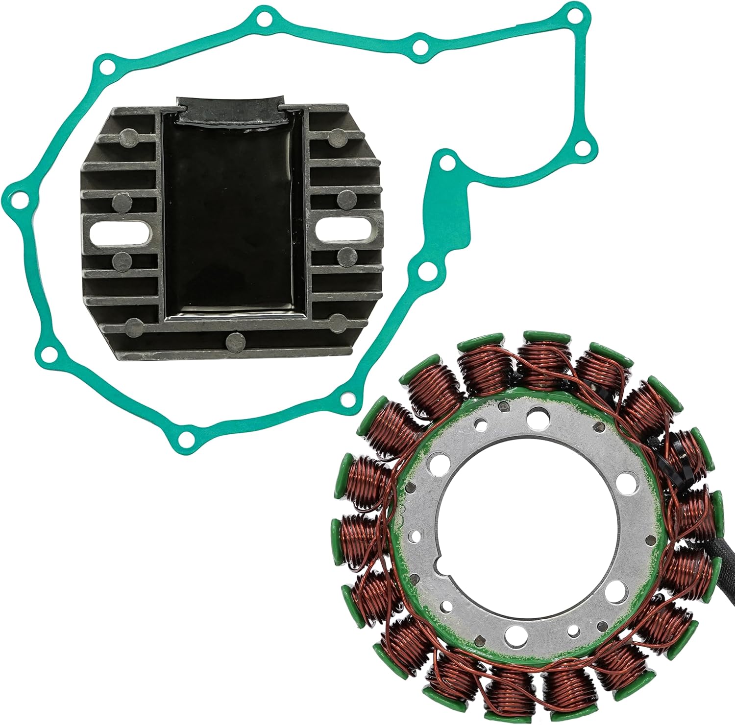 Caltric Stator & Gasket & Regulator Compatible With Honda Vt600C Vt-600C Shadow 600 Vlx 1991-1997