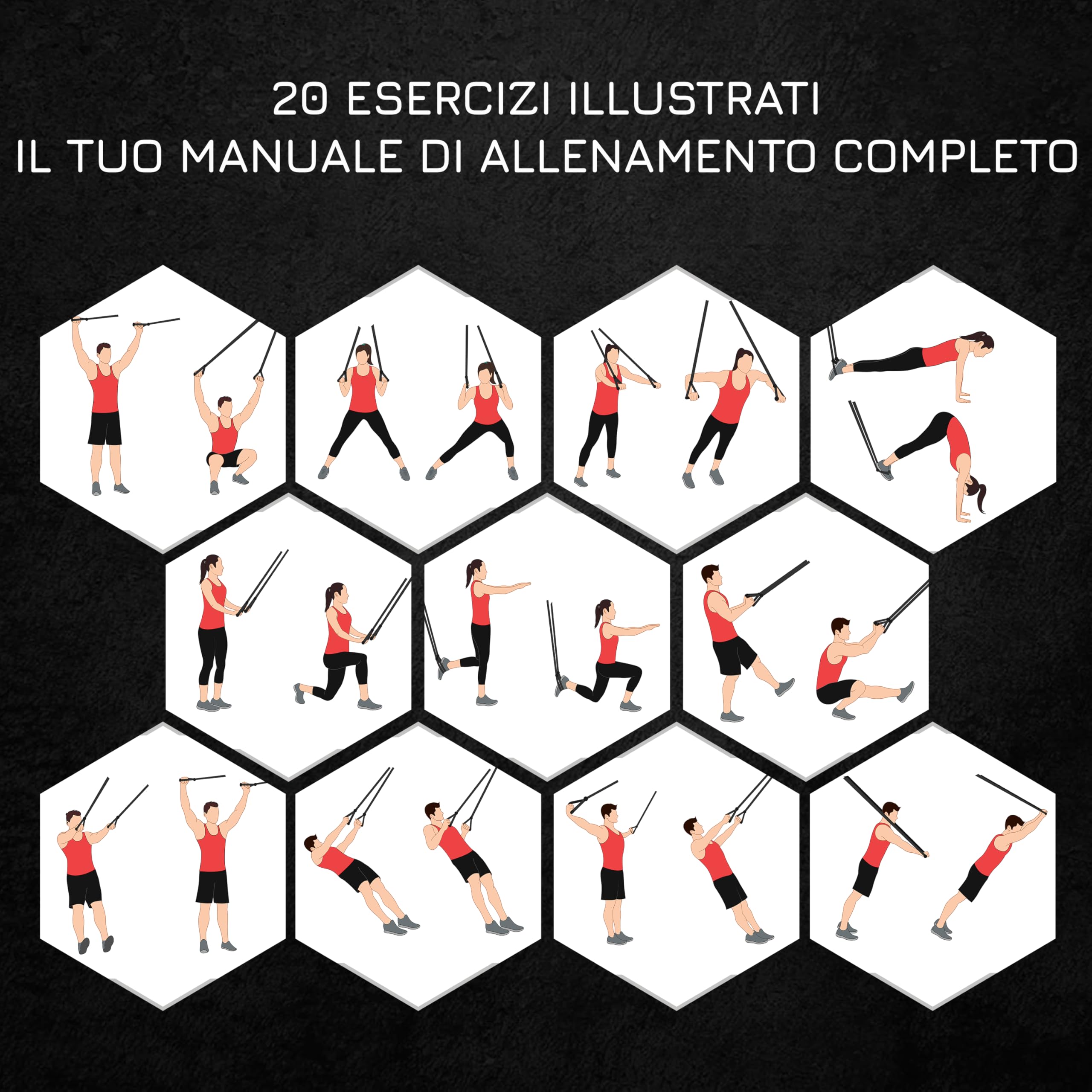 Breaking Limits Sling Trainer per la casa – Sling Trainer per allenamento della forza – Attrezzature Outdoor Fitness Gym