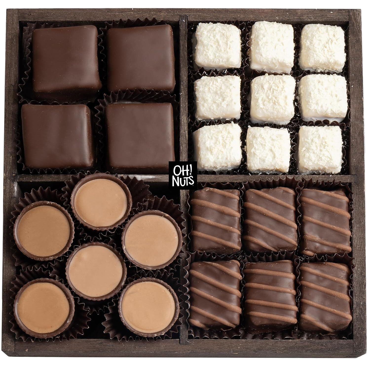 Oh! Nuts: Oval Chocolate Gift Tray