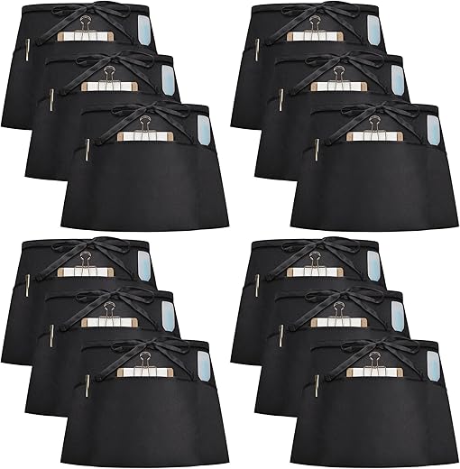 InnoGear Grembiuli da cucina da 12 pezzi, con 3 tasche, unisex, per...