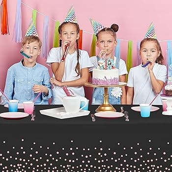 XJLANTTE 4 Pcs Butterfly Party Tablecloths - Butterfly Birthday Decorations Tablecloth Colorful Rectangular Table Covers With Butterfly Design For Spring Party Decorations, 51 X 86.6 Inch