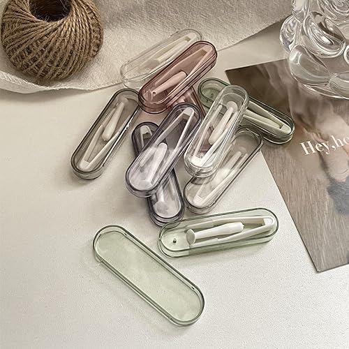 Miniatura 5 de Juego de estuche portátil para lentes de contacto, removedor de lentes de contacto y herramienta de inserción (insertadorquita+pinzas con punta