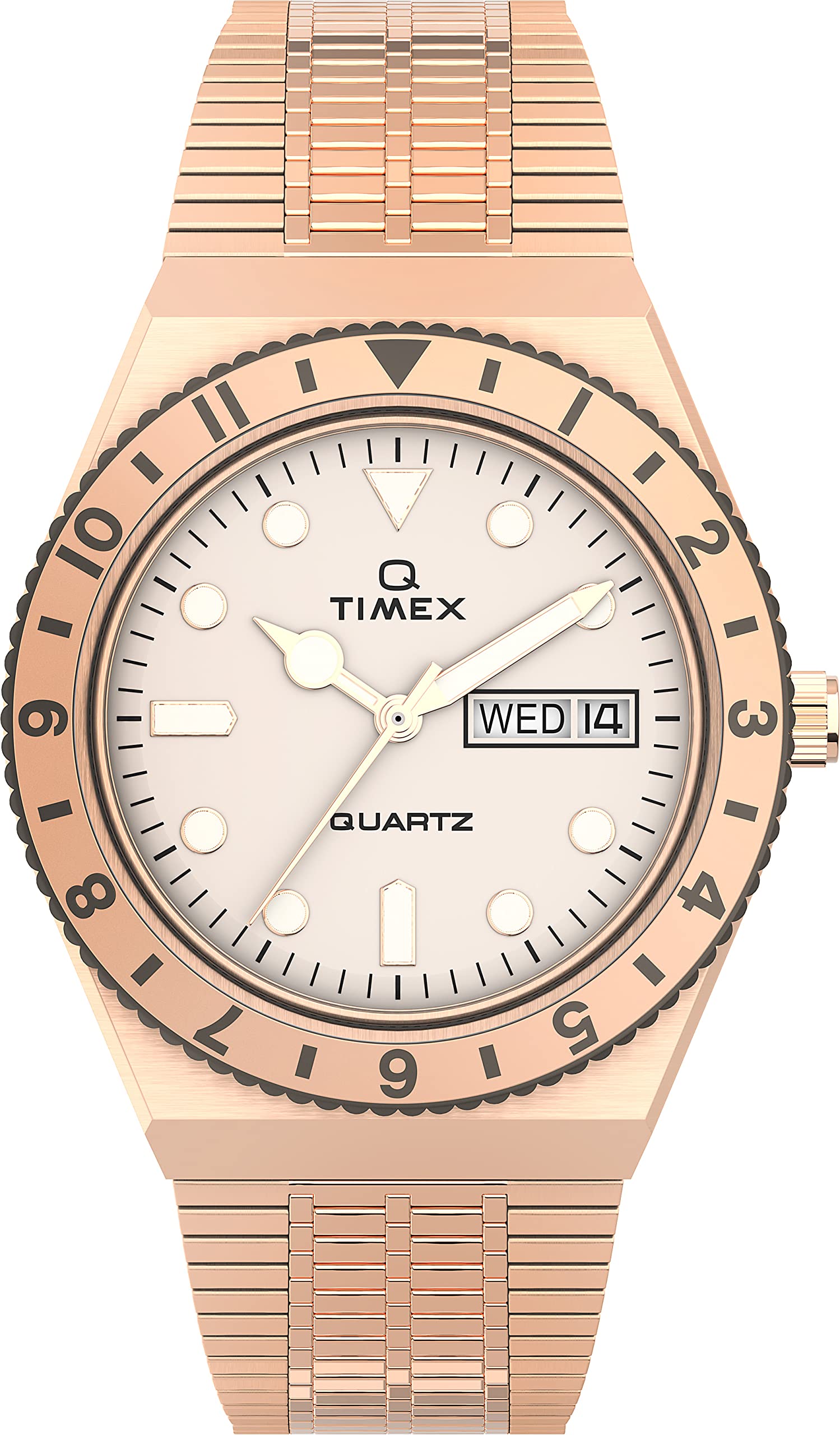 TIMEX 3 Hands Womens Analog Cream Dial Coloured Quartz Watch, Round Dial with 36 mm Case Width - TW2U95700UJ (B0C1K4PDQN) Amazon Price History, Amazon Price Tracker