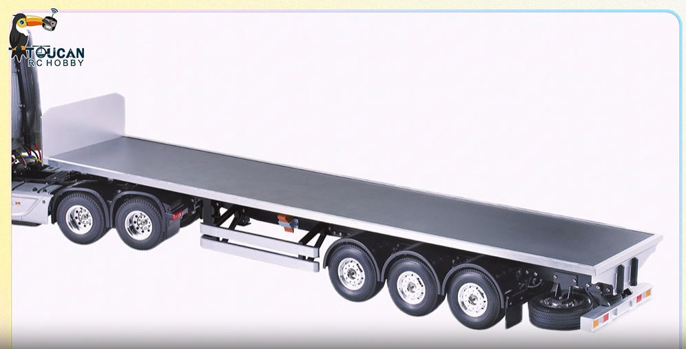 ホビーラジコン TAMIYA 1/14 Flatbed Semi-Trailer RC Amazon.com: wheelfun US in Stock, RC Chassis Flatbed Semi Trailer