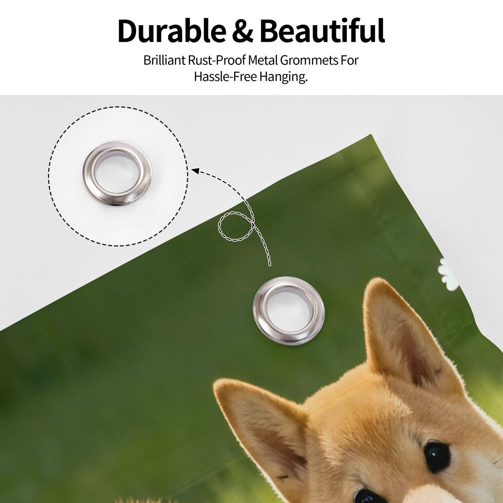 Bella Bandiera Shiba Inu Patriottica per Esterni Coppa del Mondo 2026
