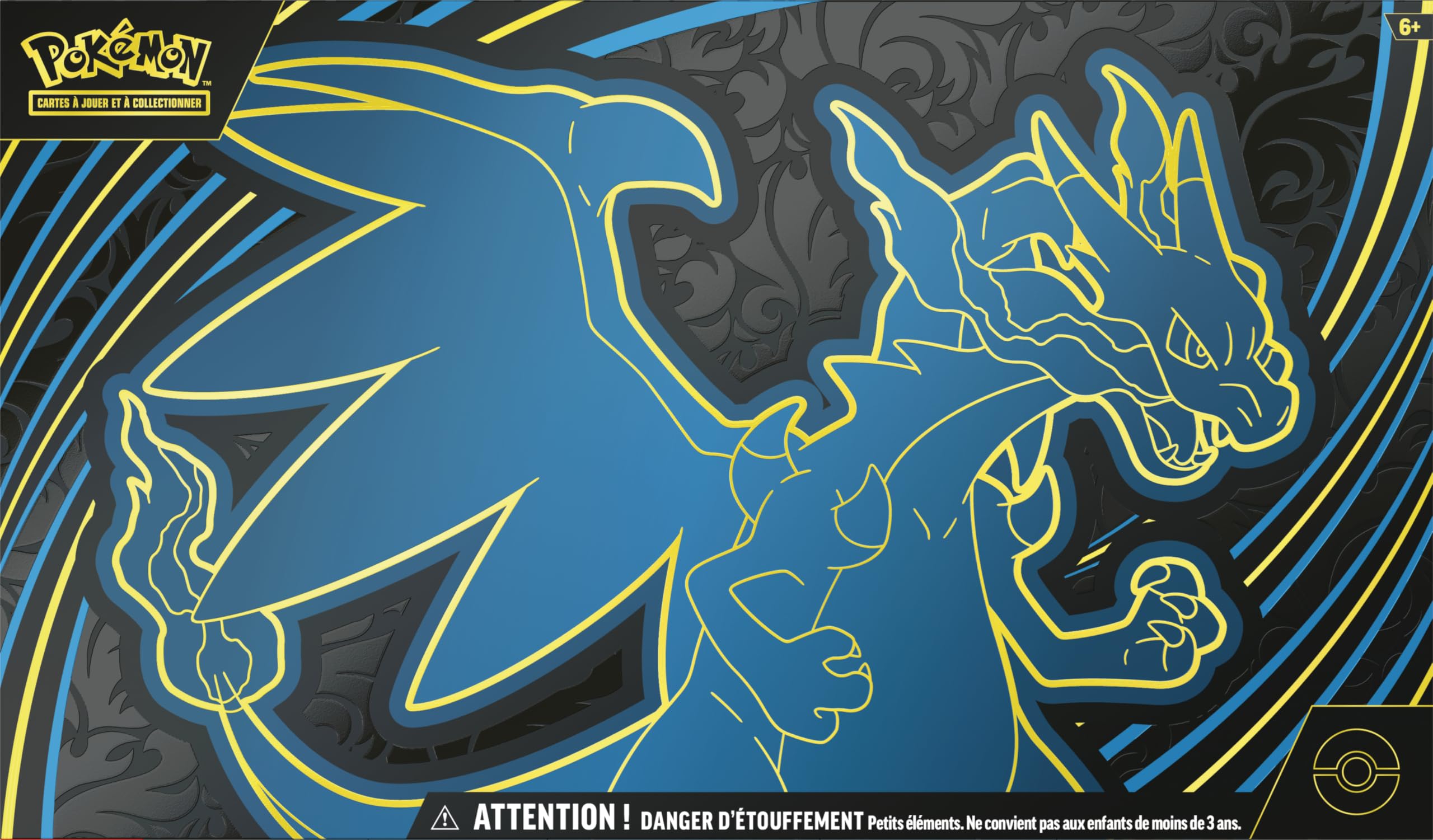 Pokémon : Collection Ultra-Premium Méga-Dracaufeu X-ex (2 Cartes Promo Brillantes, 18 boosters et des Accessoires de Jeu Premium)