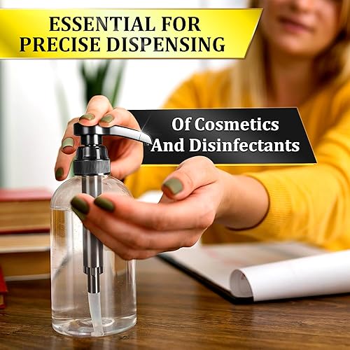 Miniatura 9 de Dispensador de jarabe de café negro de plástico, 4 unidades, dispensador de botellas de aceite de plástico, accesorios de barra de café, bombas de