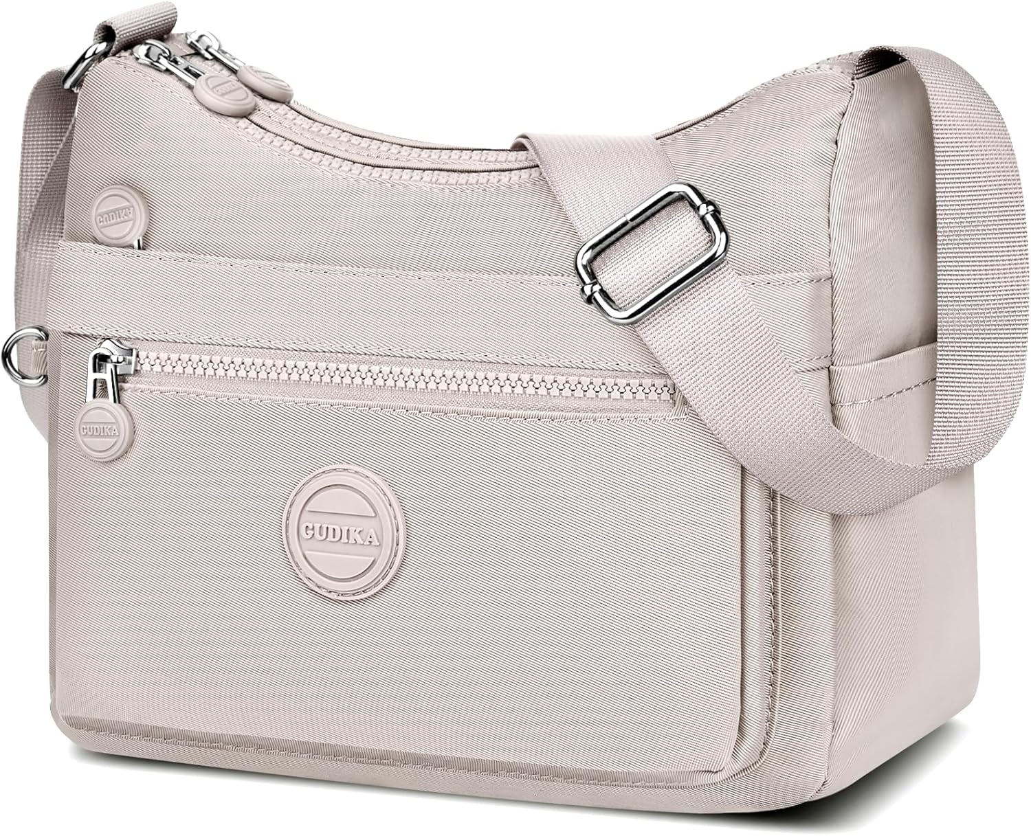 HUANLANG Nylon Crossbody Bags for Women Large Lightweight Travel Purse Waterproof Multi Pocket Shoulder Bag - Image 8