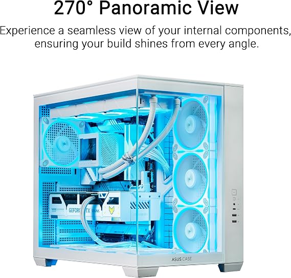 Asus A32 Plus M-atx 3.2 Gen 2x1 Type C Portu Ve 360mm Aio Cpu SoĞutucu & 420mm Ekran Kartiyla Uyumlu Beyaz