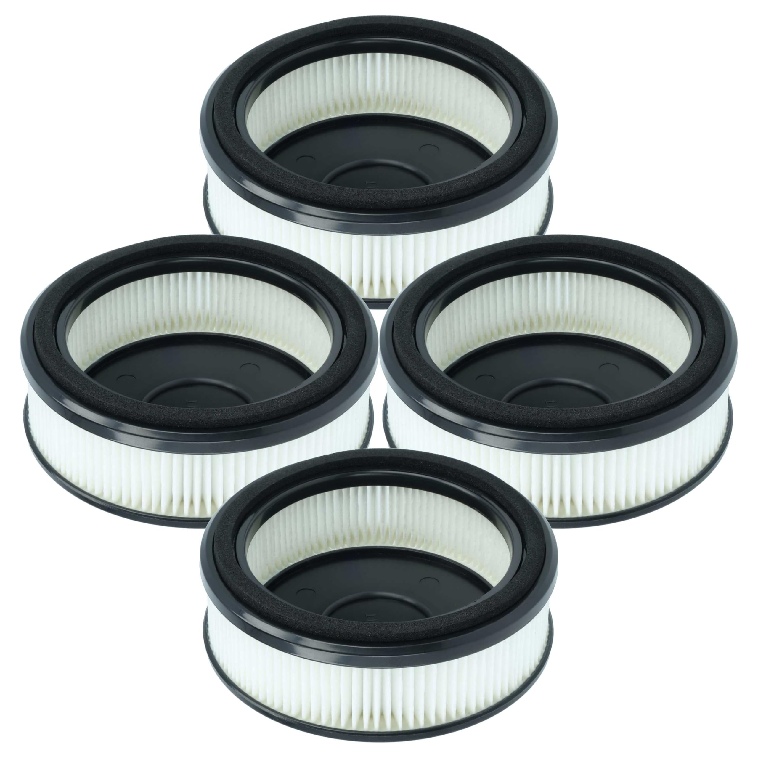 vhbw 4 x filtr kompatybilny z odkurzaczem Nilfisk S1 - czarny filtr HEPA