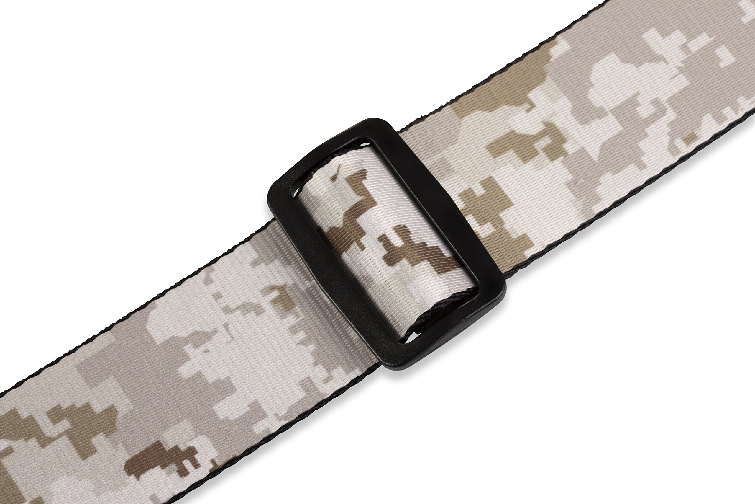 Levy's, MPS2-122, Tracolla in Poliestere con Fantasia Sublimation Design Sonic Art Brown Camo 2", Larghezza 2" (5.08 cm), Lunghezza Regolabile da 35" (88.9 cm) a 65" (165.1 cm)
