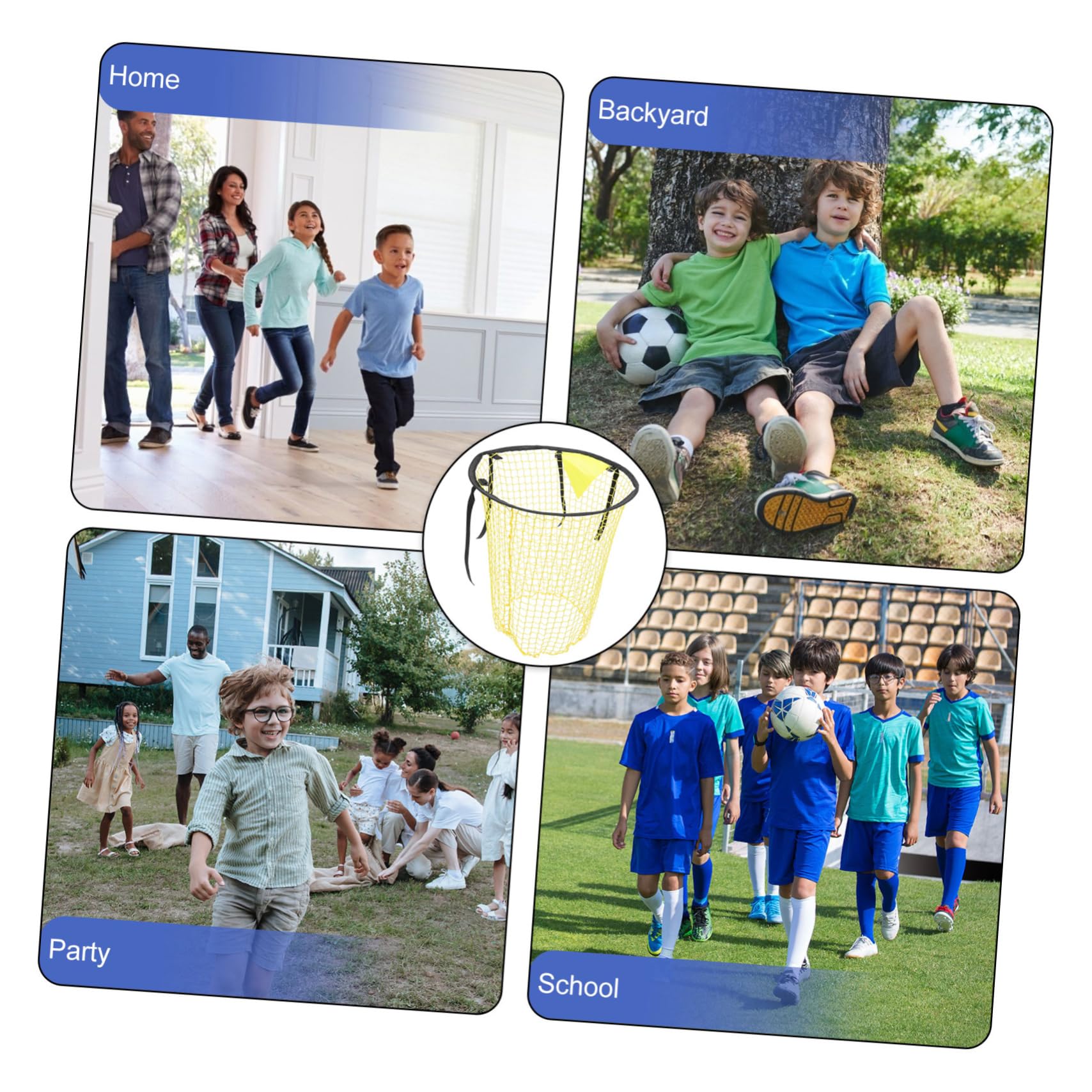 SUPVOX Mini Footballing Man Indoor Football Game Accurate Training Net Football Practice Nets for Backyard