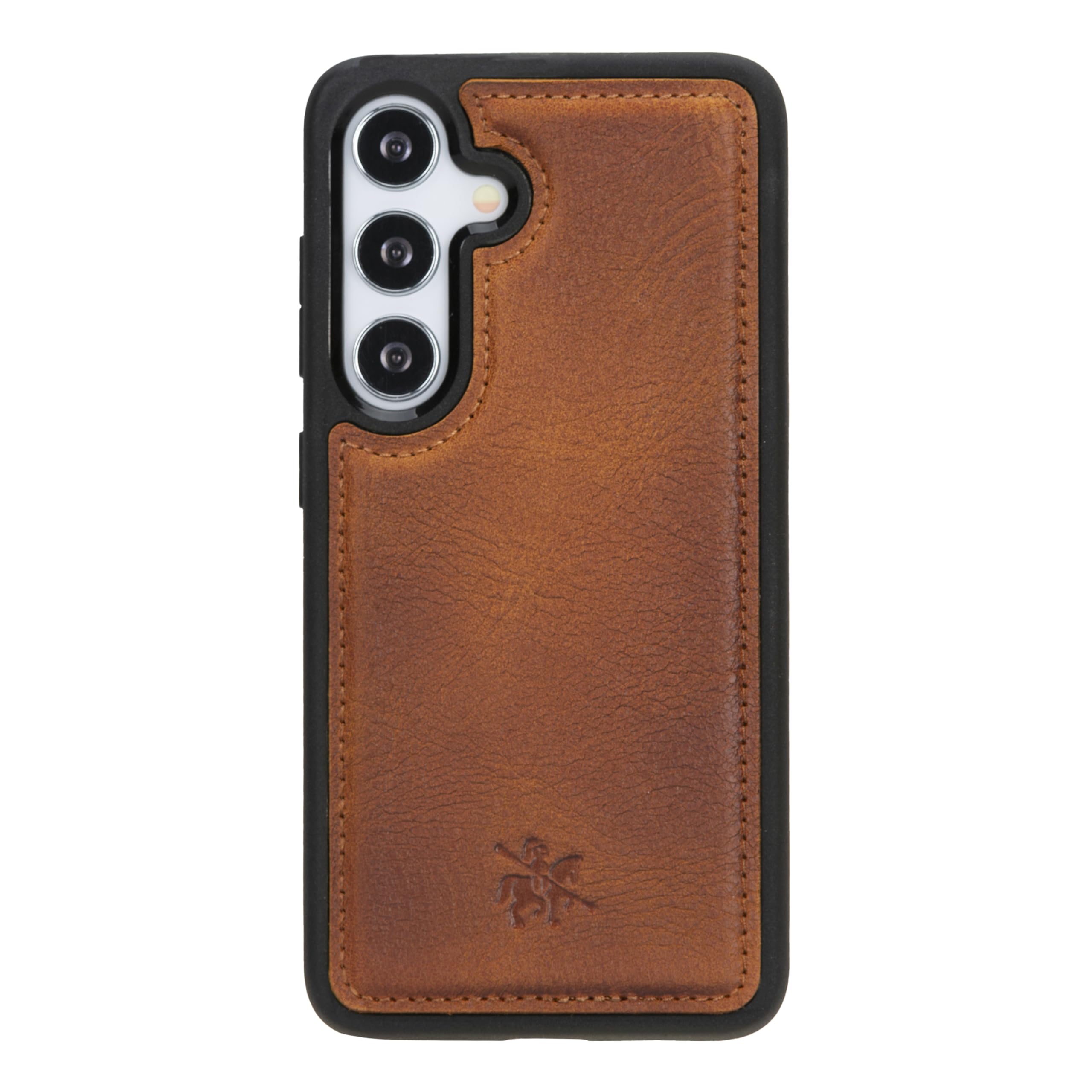 Venito Lucca Flex Leather Case Compatible with Samsung Galaxy S24 (6.2 inches) Case – Extra Secure with Padded Back Cover (Antique Brown)*