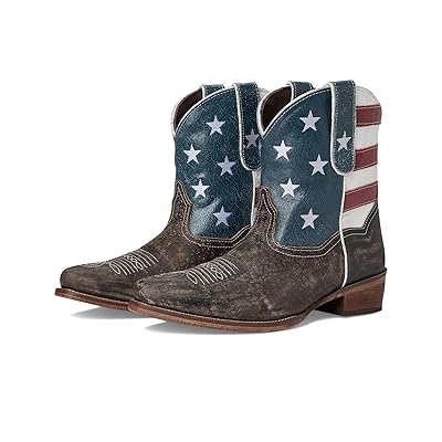 Roper American Flag Shorty Cowboy Women