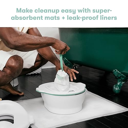 Miniatura 2 de Frida Baby Esenciales de limpieza para ir al baño  Forros para orinal a prueba de fugas y almohadillas desechables para entrenamiento de ir al baño