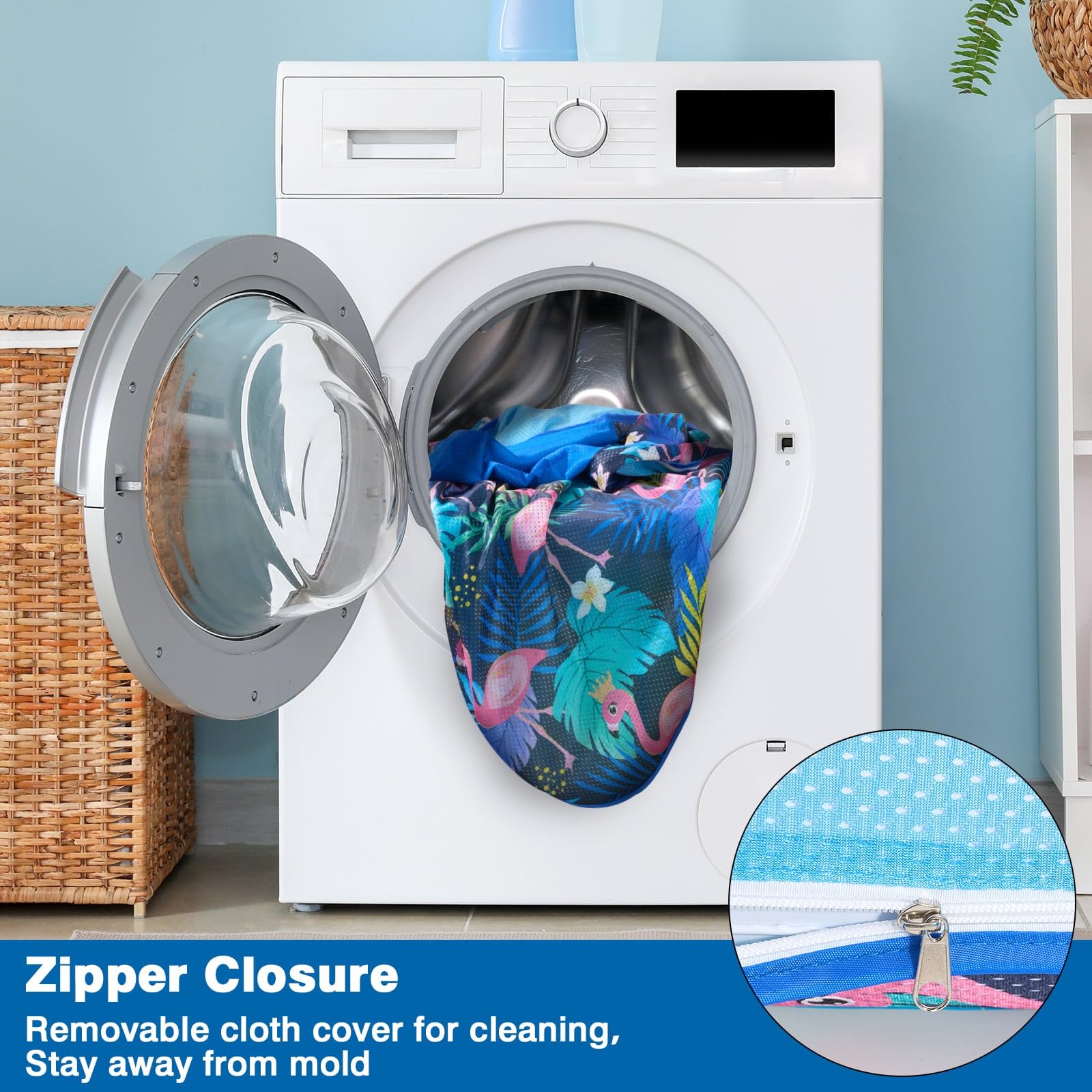 WERNNSAI Colchón hinchable para piscina, 188 x 95 cm, colchón de aire, hamaca para adultos, silla de natación, tumbona de agua como accesorio para piscina, piscina y playa, flamencos