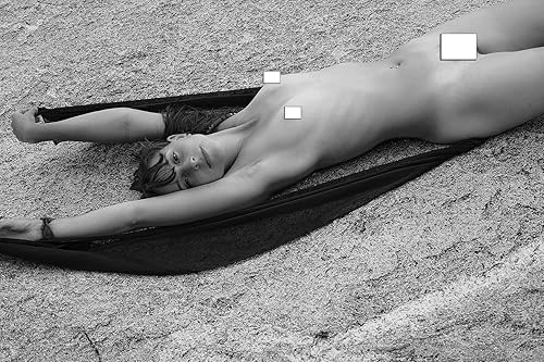 Almendra Blue 3, Original handmade Fine Art Nude, photography printed and signed by Walter Bosque