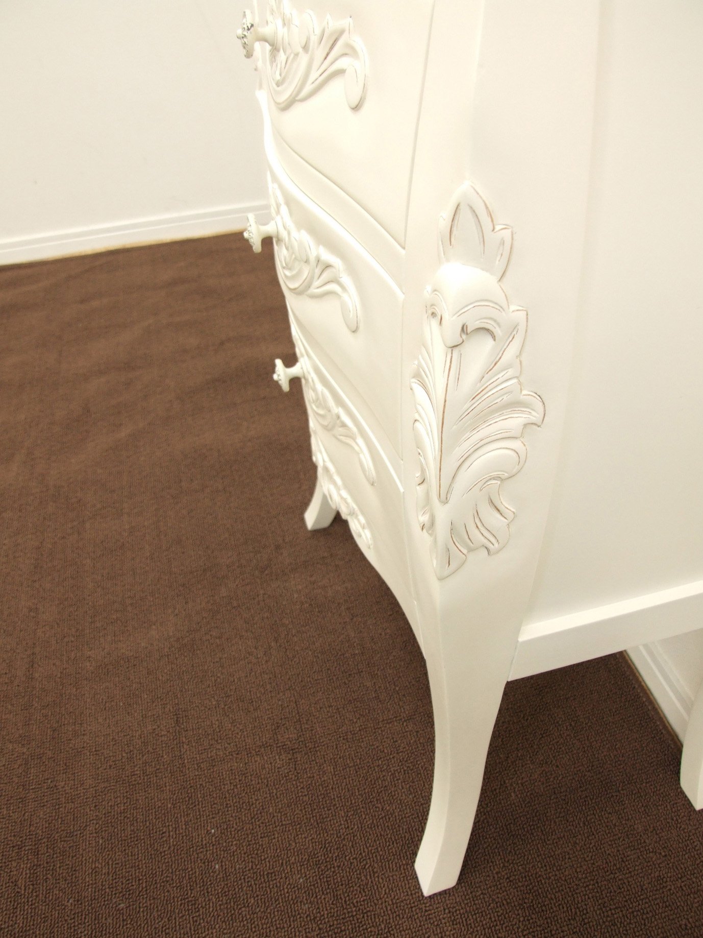 Amazon｜チェスト リビングチェスト 4段 ヨーロピアン調 アンティーク