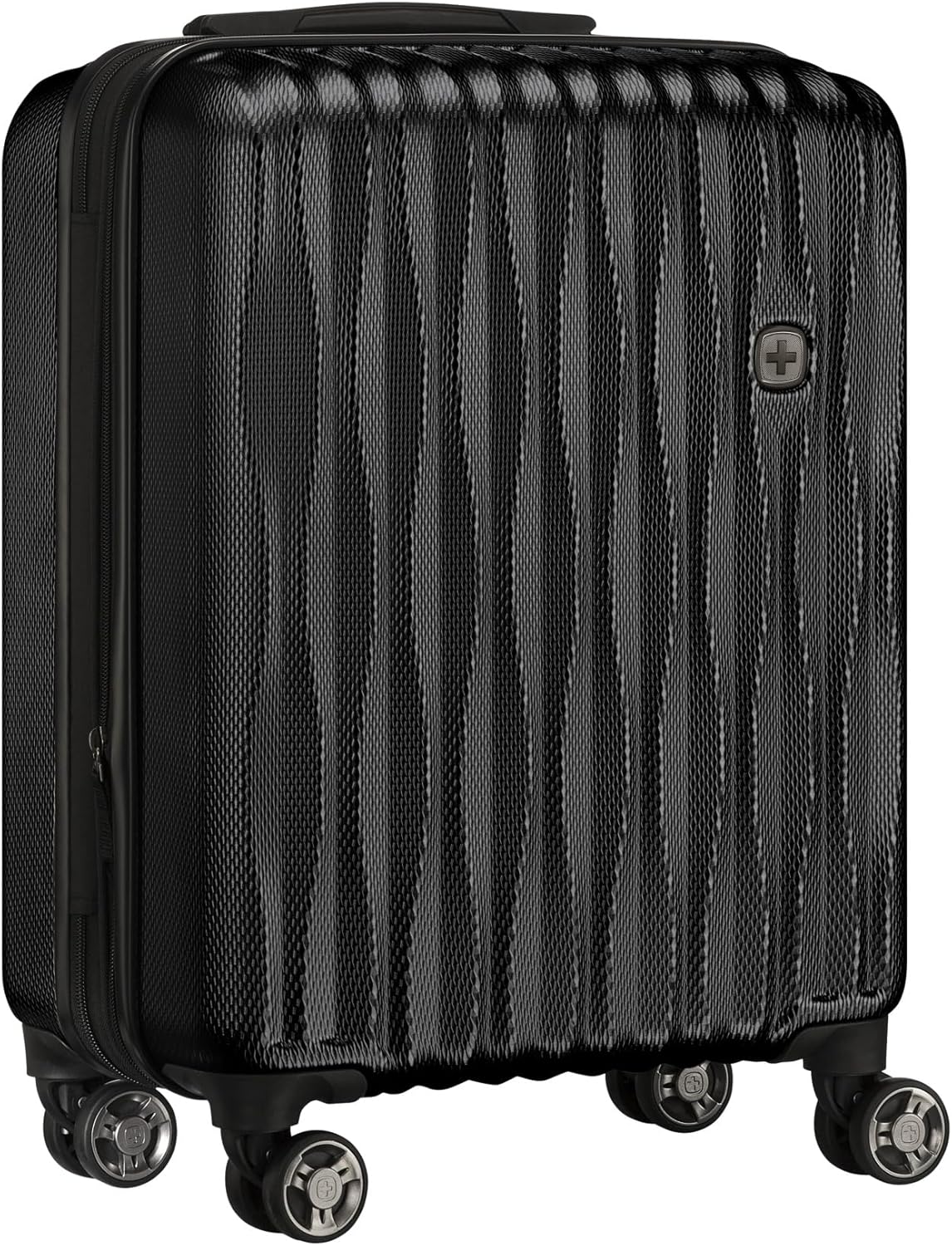 WENGER Energie Carry-on Valise Rigide, Bagage à Main, Trolley, 38 (44) l, Serrure de sécurité, Femmes Hommes, Voyages Vacances, Noire, 653594